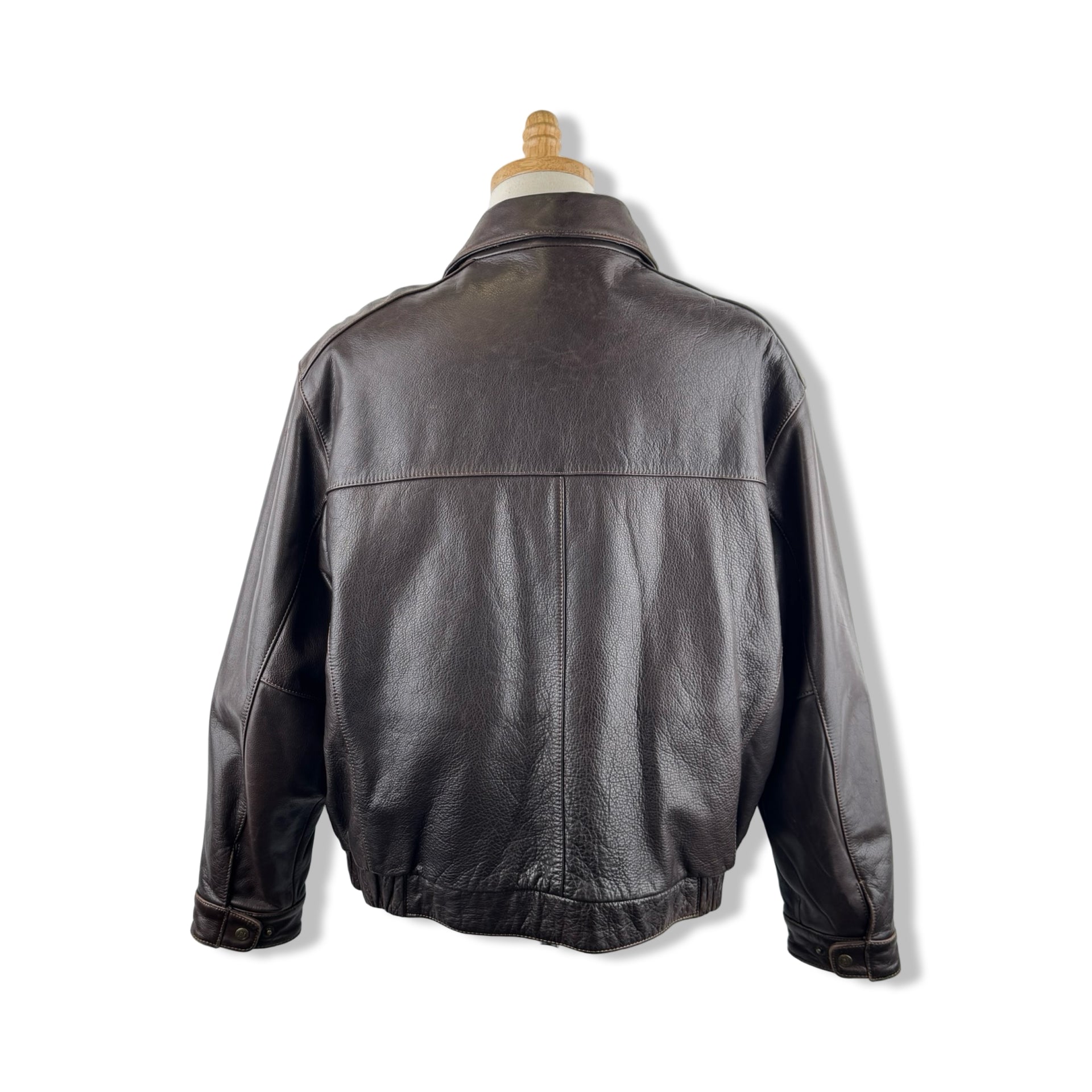 Andrew Marc Zip Leather Jacket