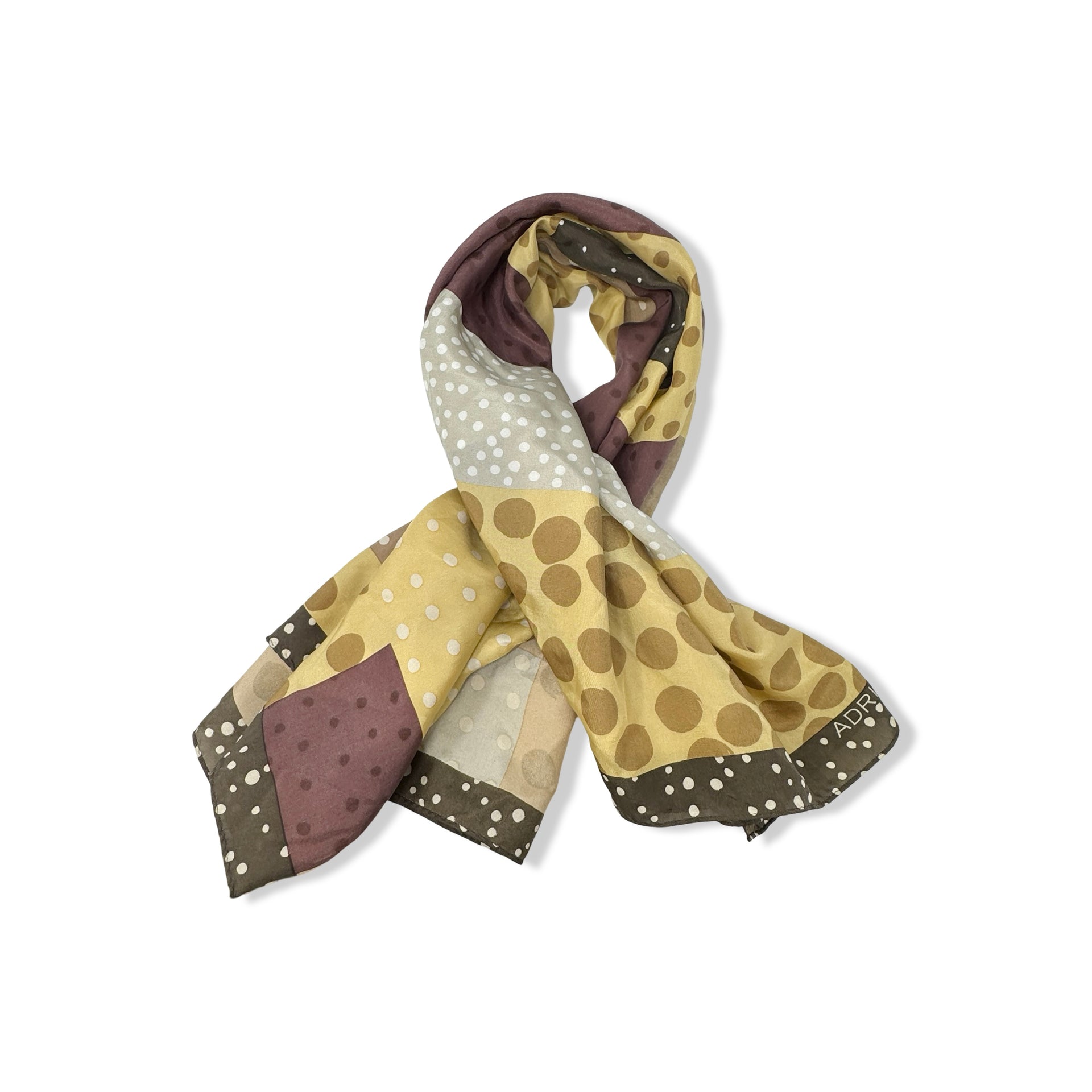 Silk Polka Dot Scarf