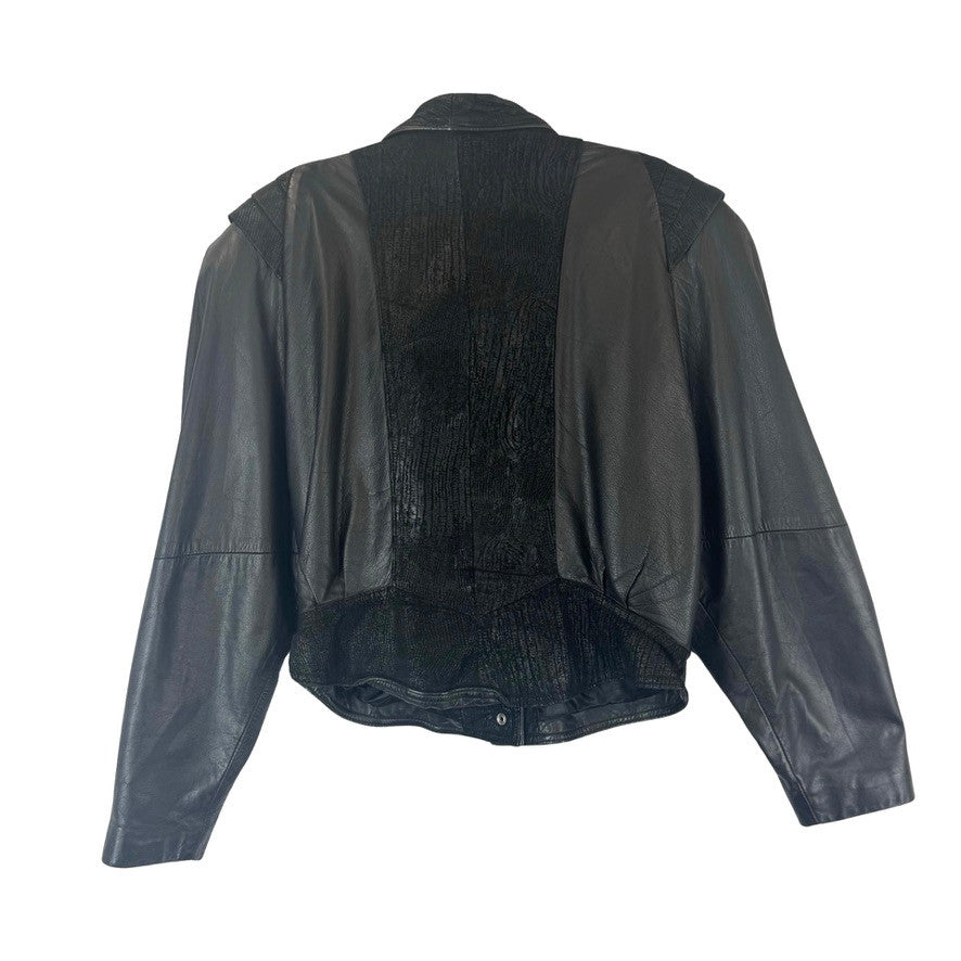 Vintage G-III Open Neckline Belted Hem Jacket-Back