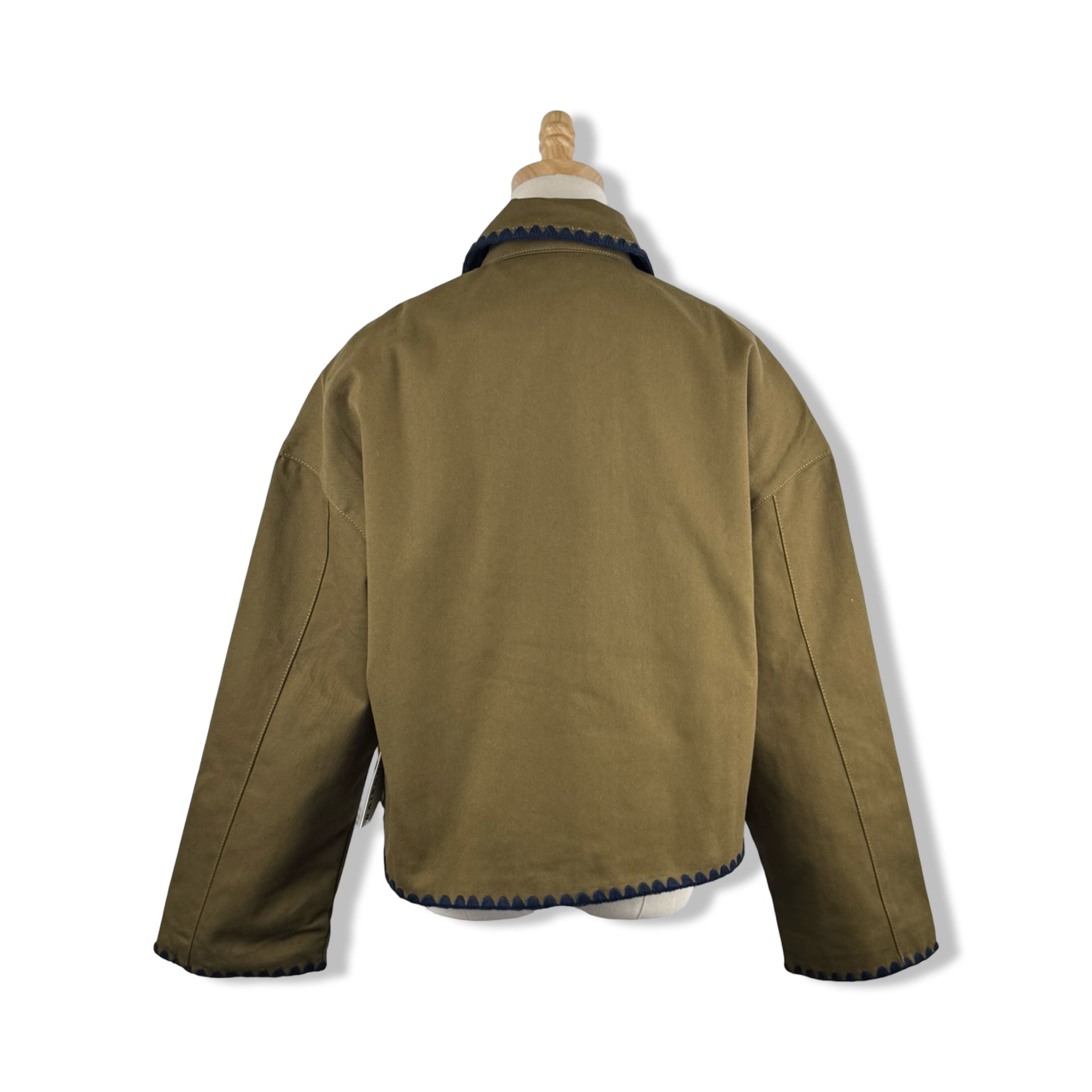 Raisonnel Contrast Stitch Collar Jacket