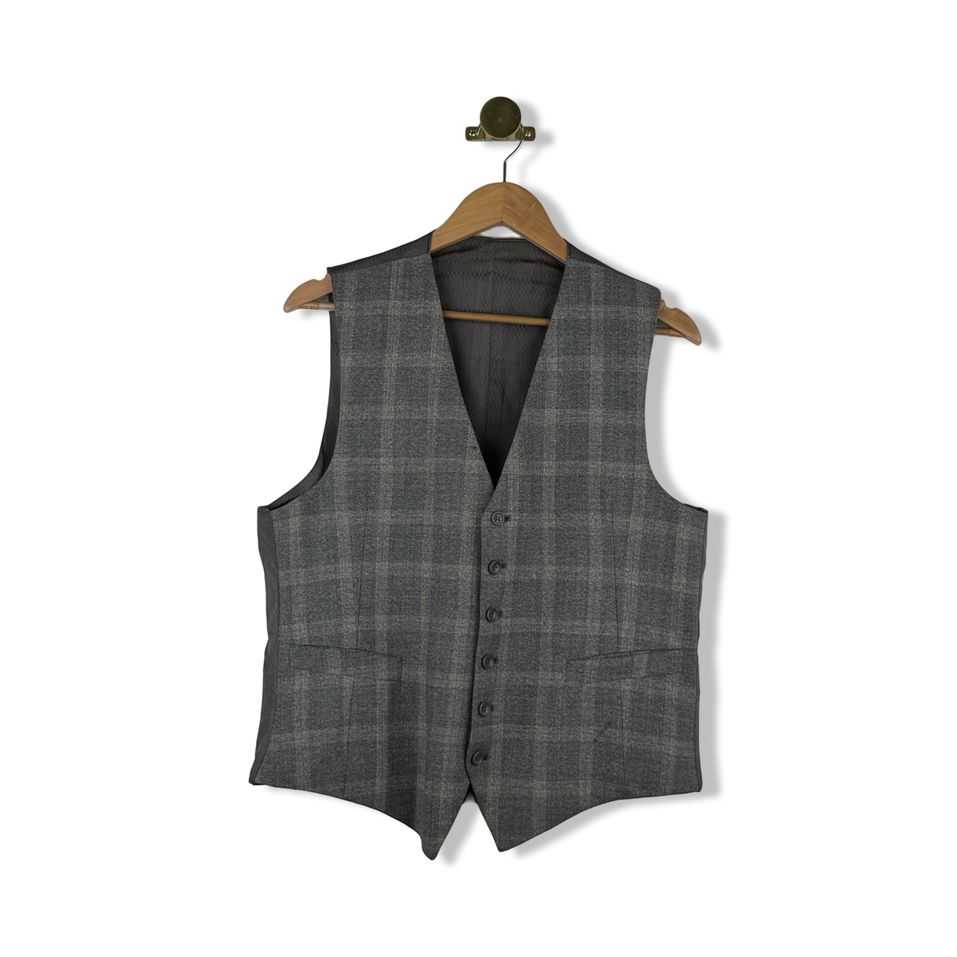 Vintage Plaid Vest