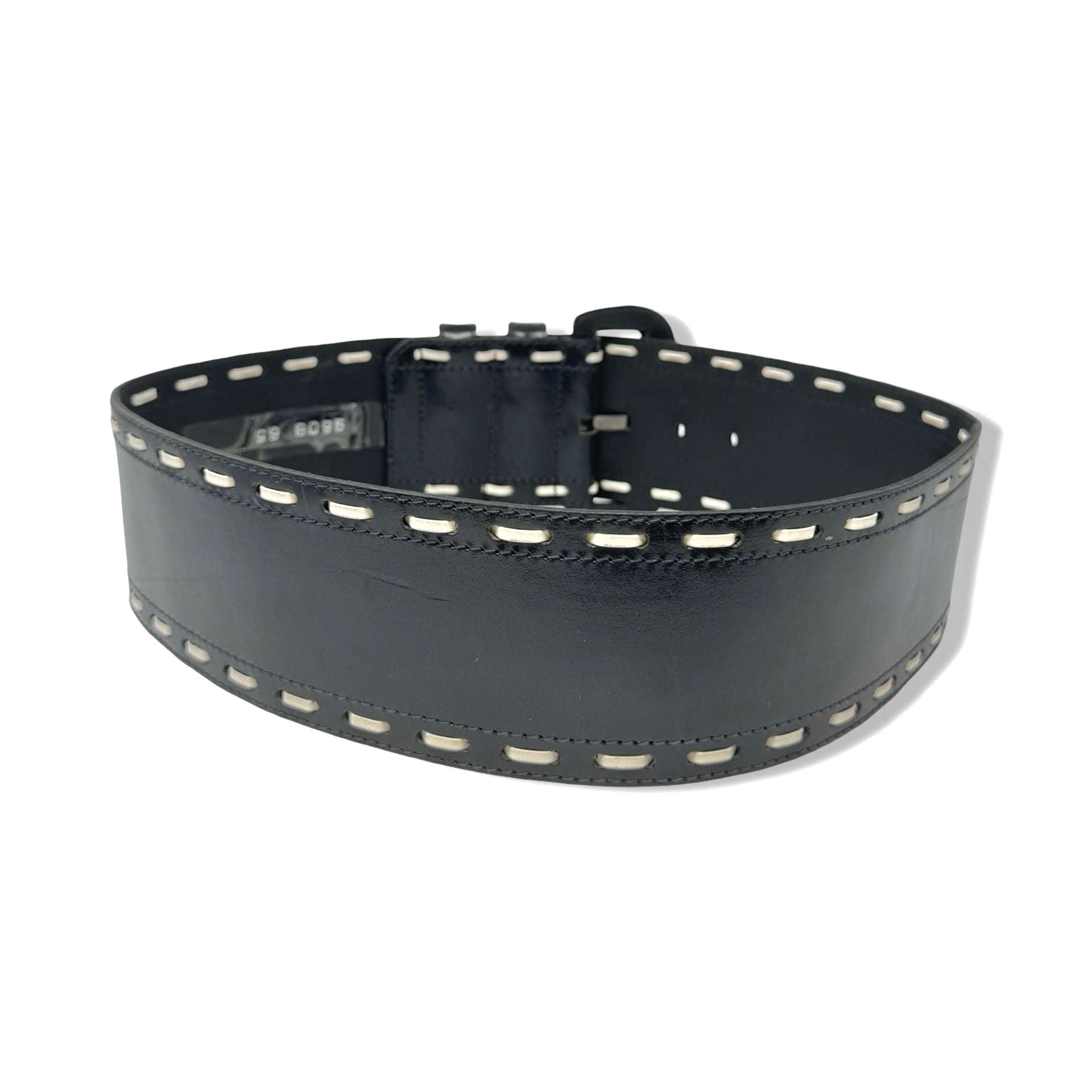 Vintage R.J. Graziano Contrast Stitch Wide Belt