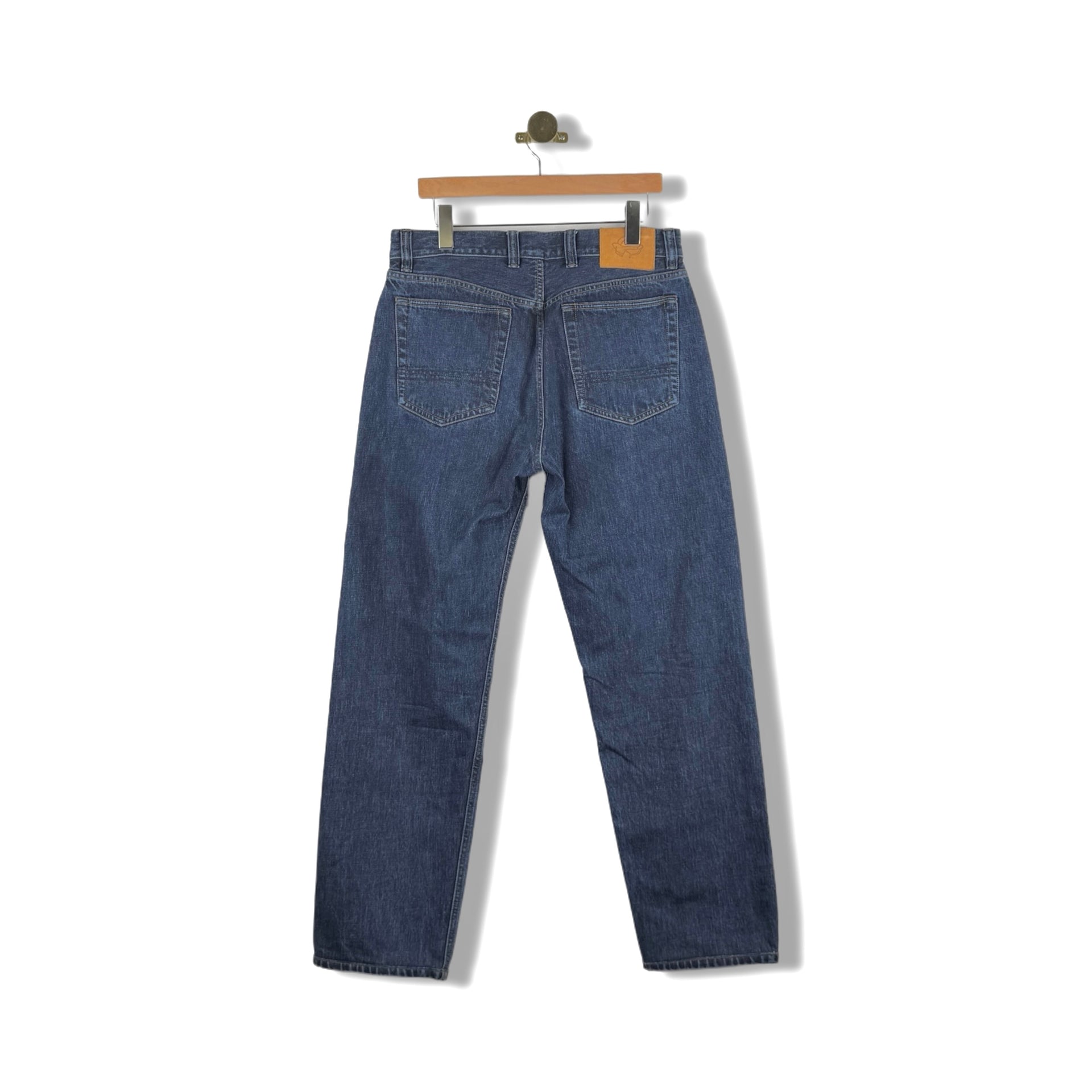 Drake's Button Fly Straight Leg Jeans