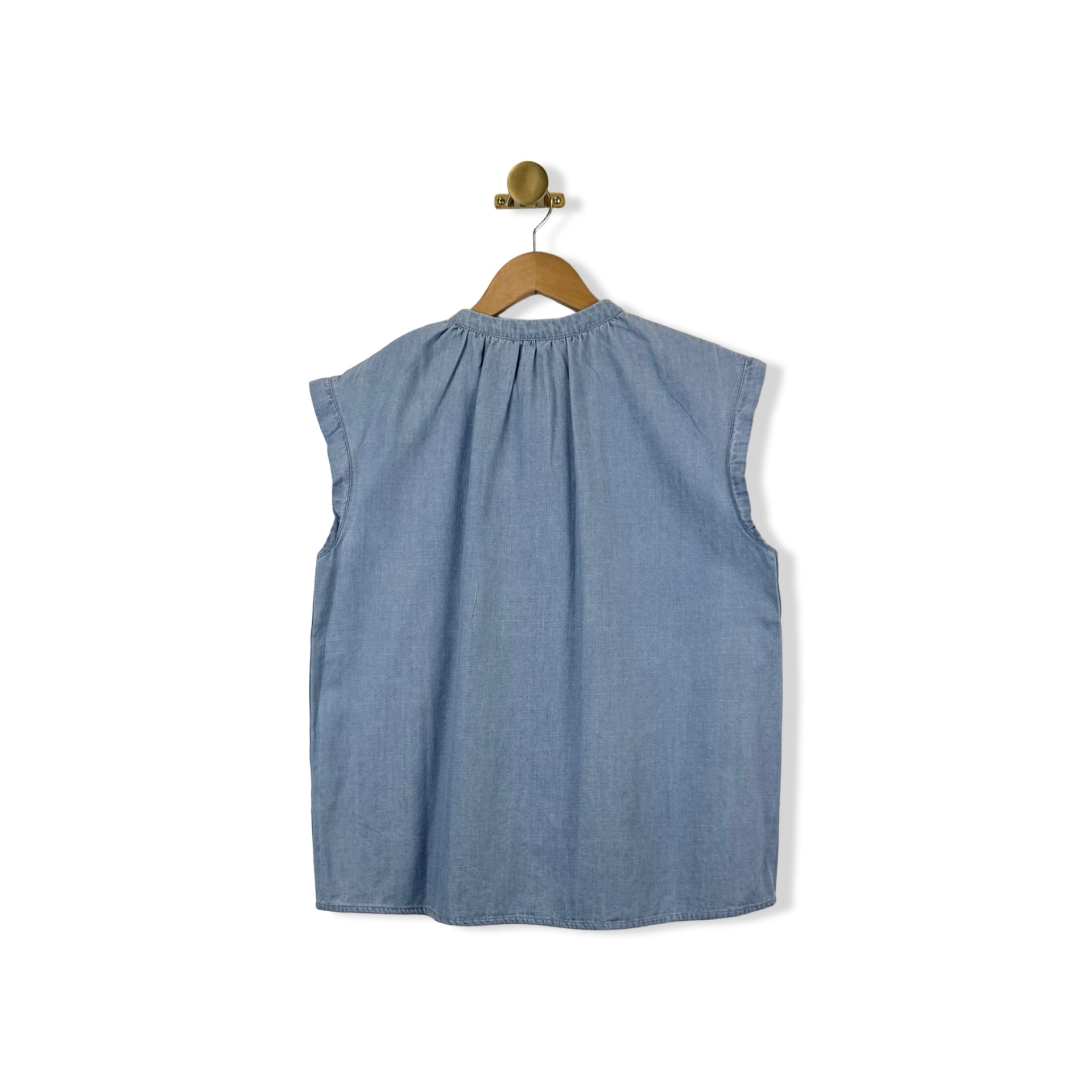 Elliott Lauren Button Keyhole Top