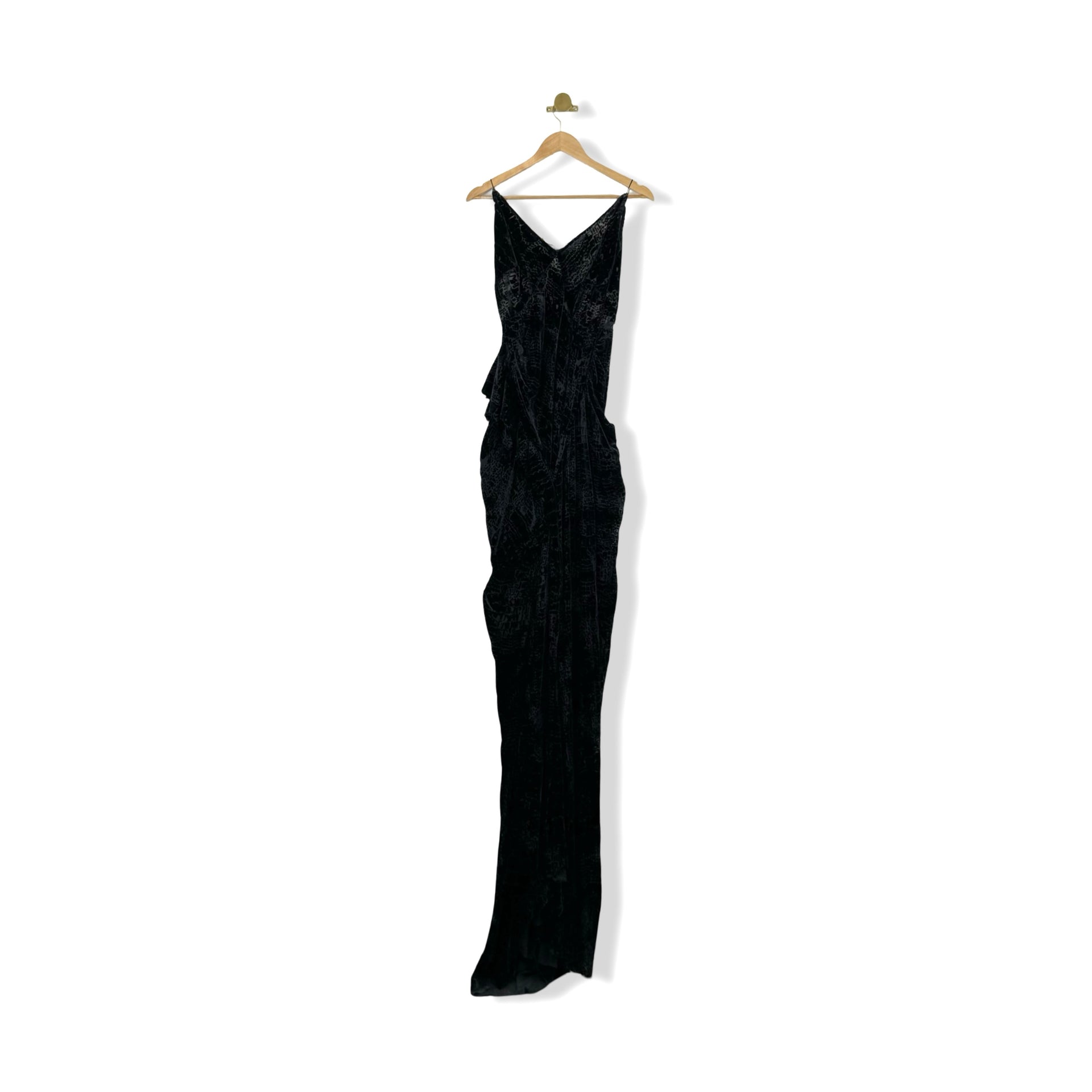 Zac Posen Velvet Maxi Dress