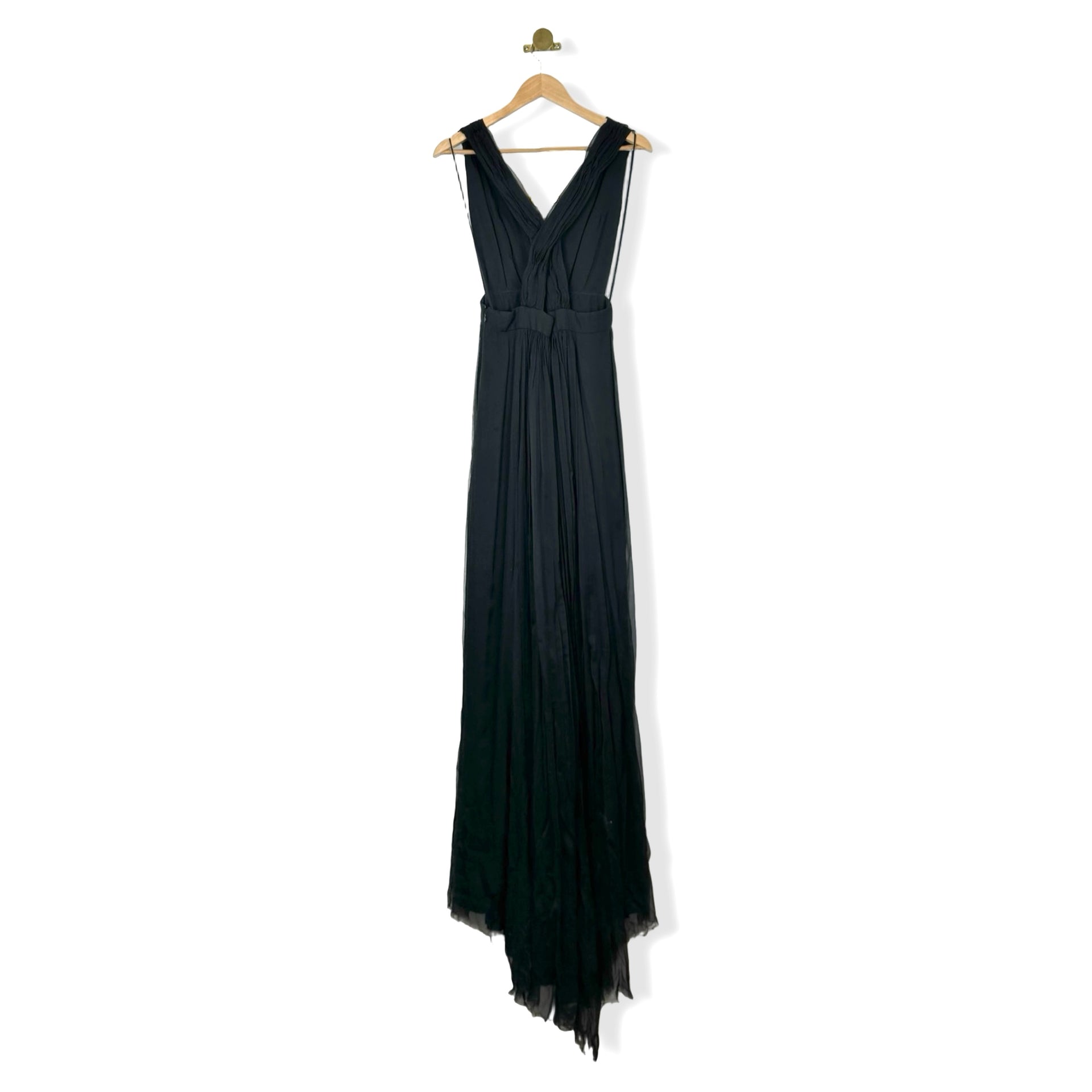 Zac Posen Chiffon Column Dress