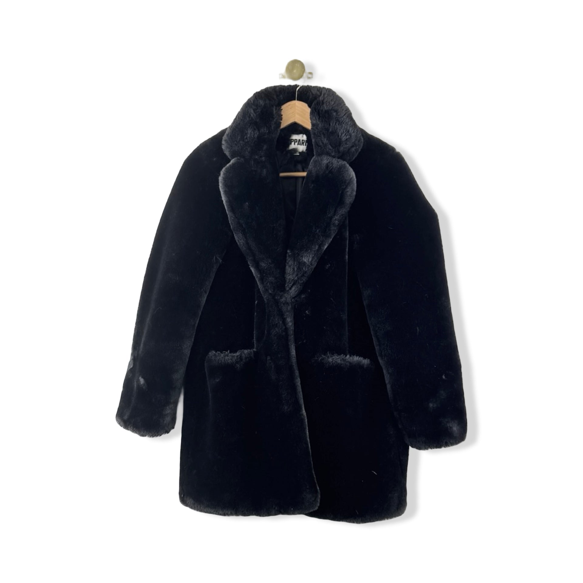 Apparis Faux Fur Overcoat