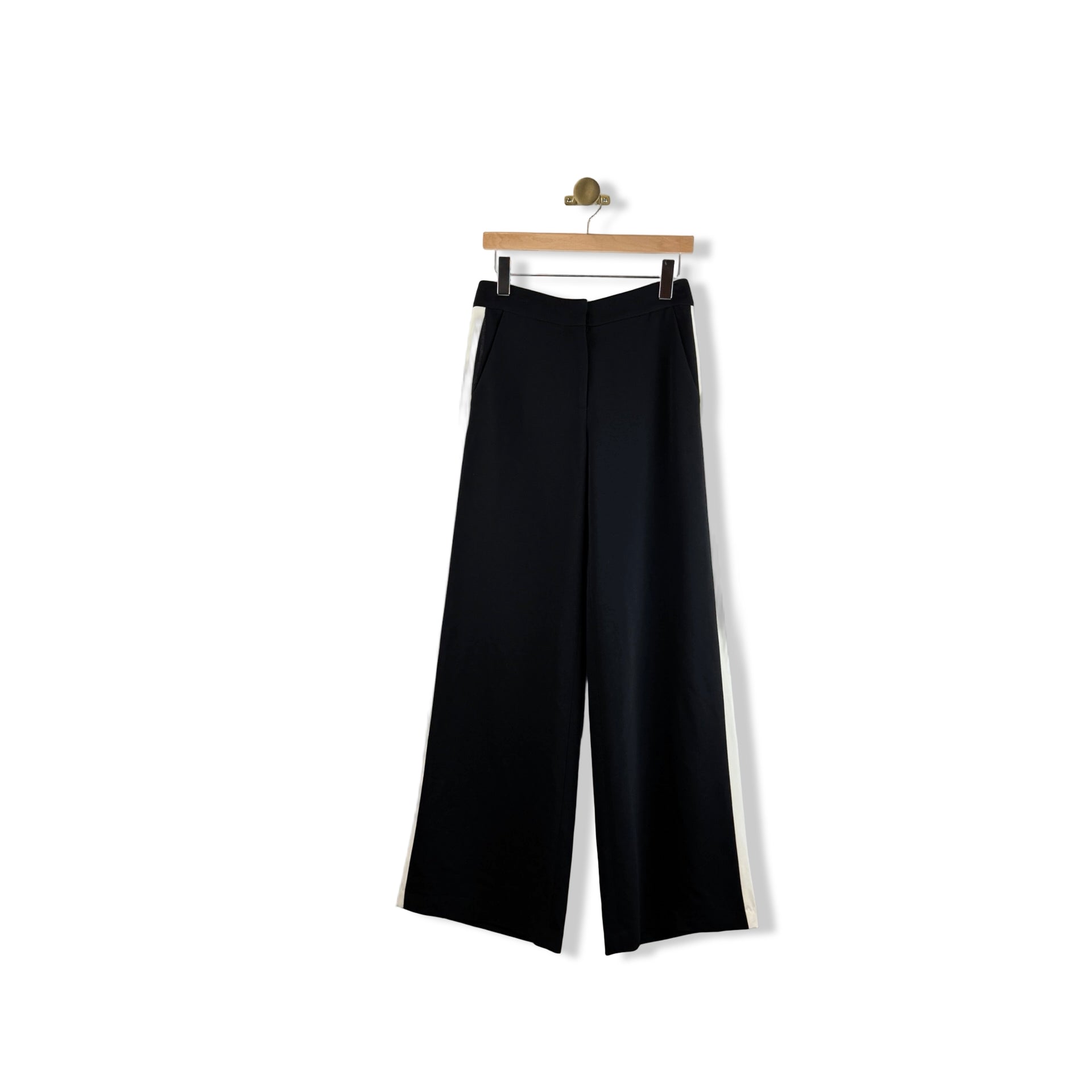 La Ligne Racer Striped Wide Leg Pants