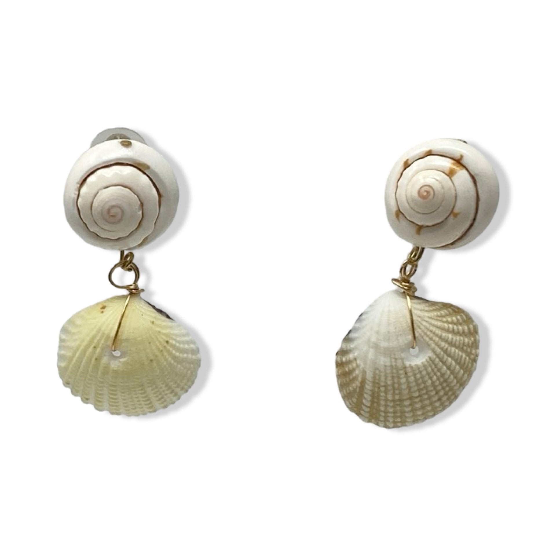 Dannijo Shell Dangle Earrings