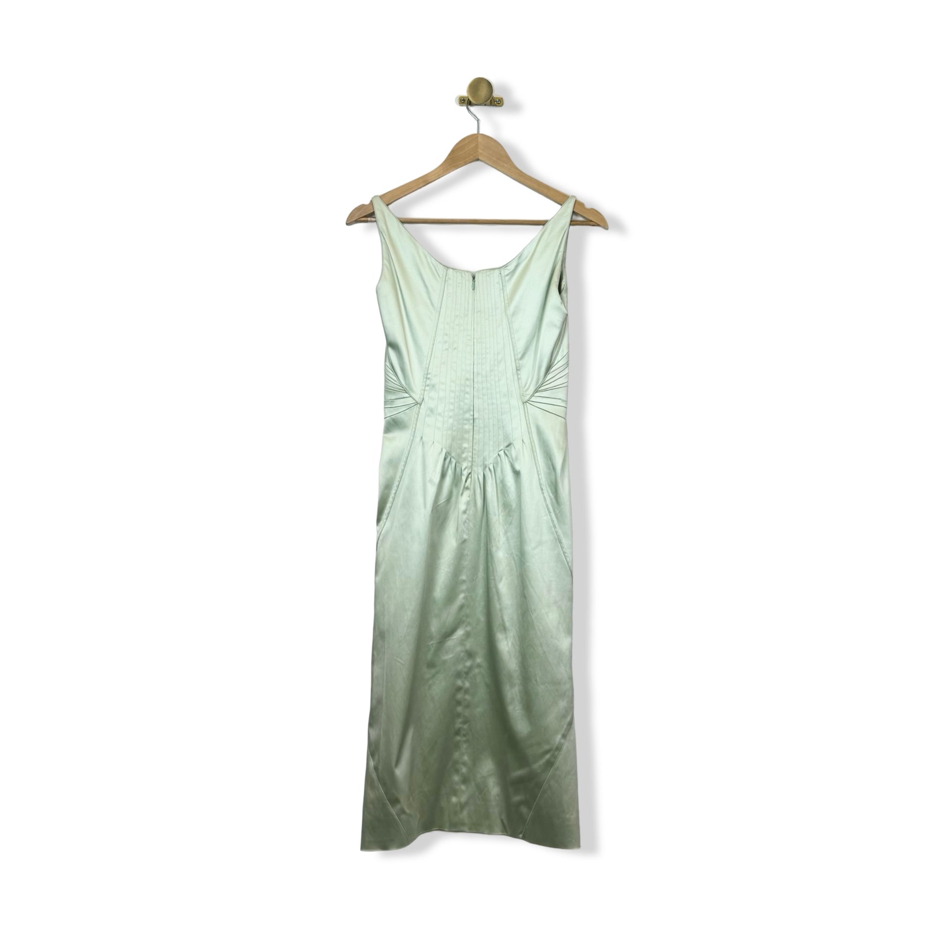 Zac Posen Stretch Silk Satin Dress