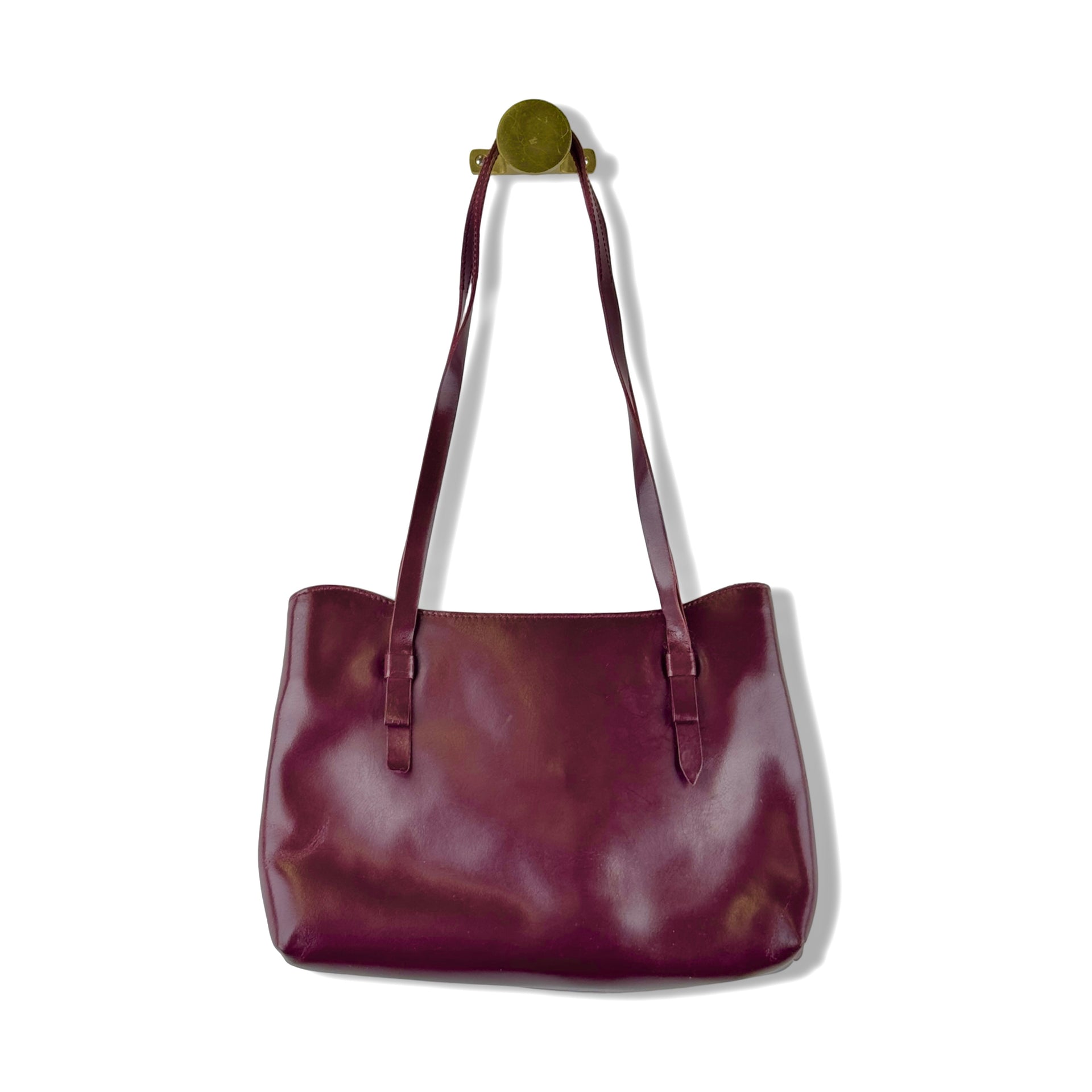 Desmo Patent Leather Handbag