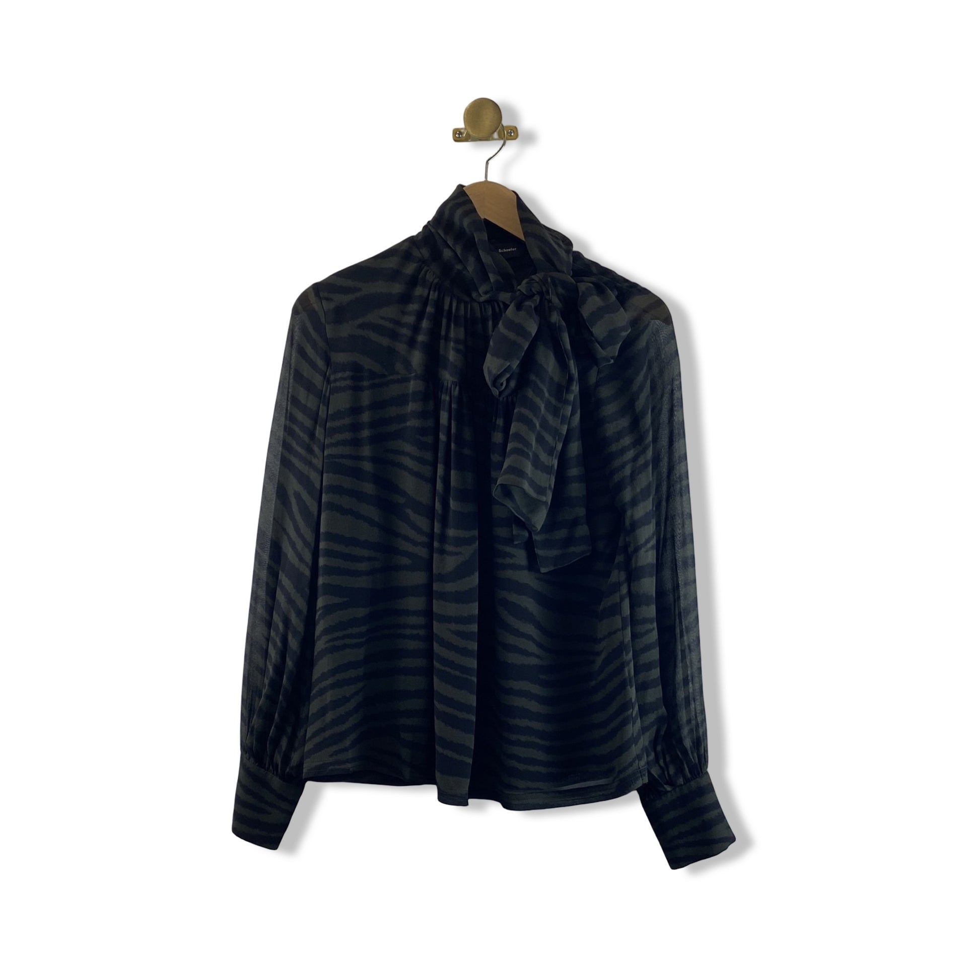 Proenza Schouler Tiger Print Blouse