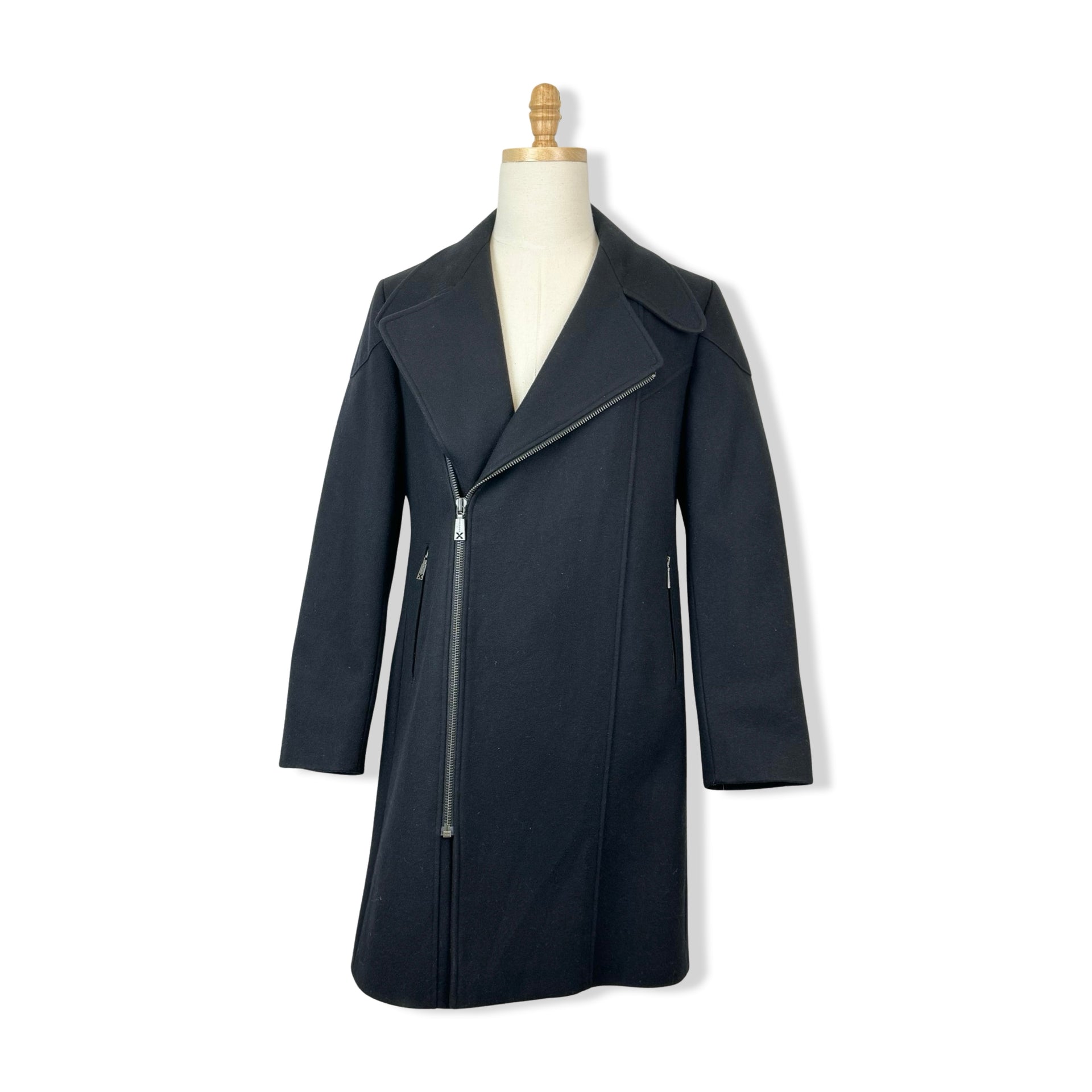 Richmond 'X' Asymmetrical Zip Coat