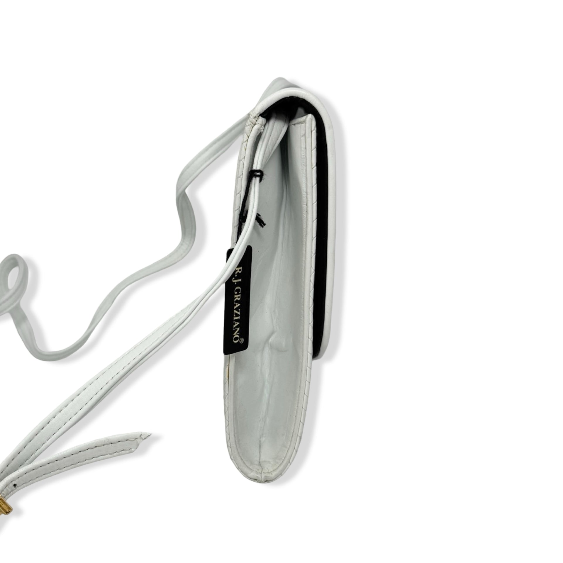 Vintage R.J. Graziano  Woven Seashell Clutch