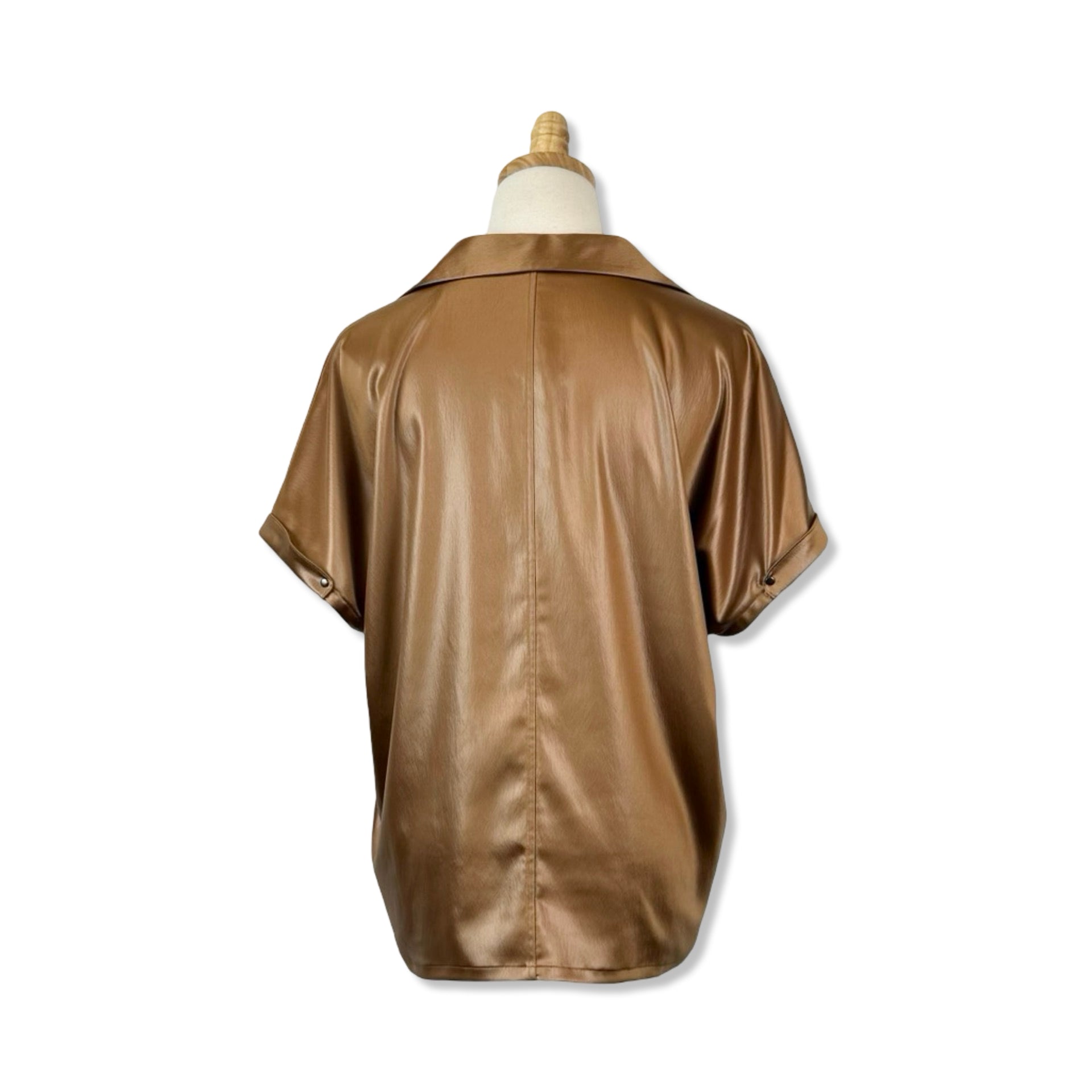 Hilton Hollis Textured Satin Top