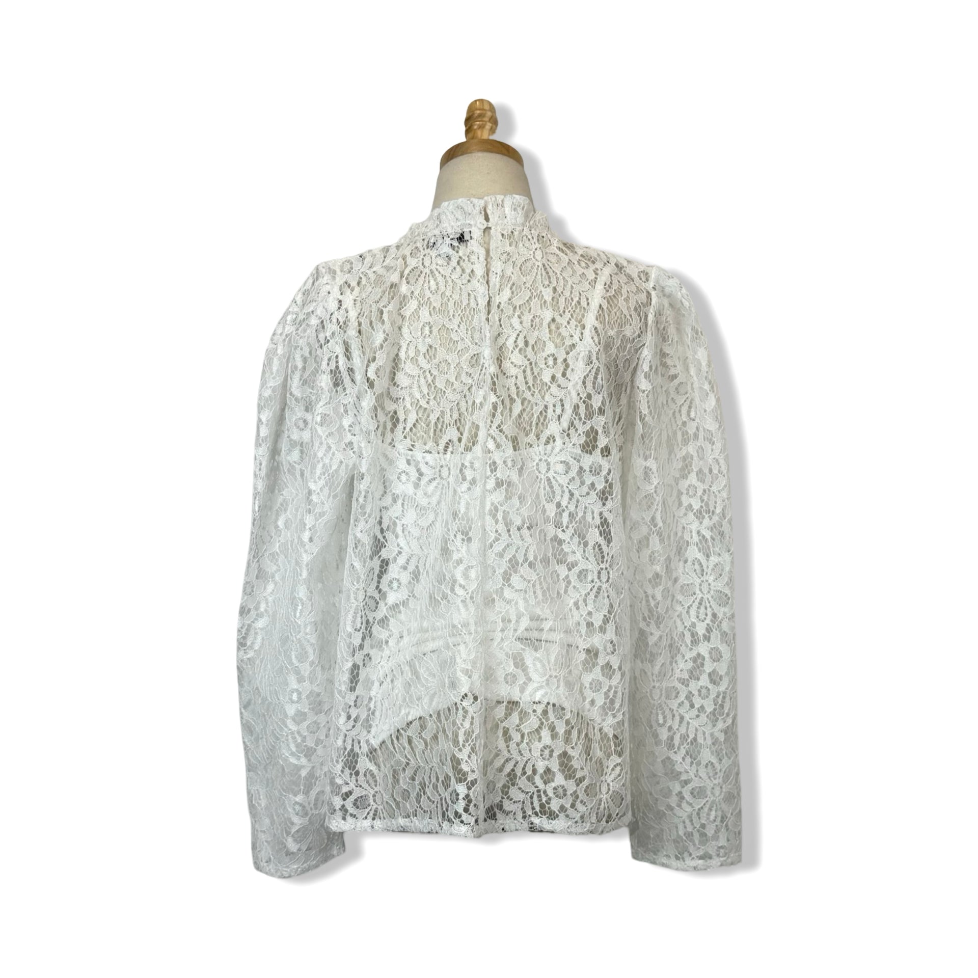 Koko + Mason Lace Mockneck Top