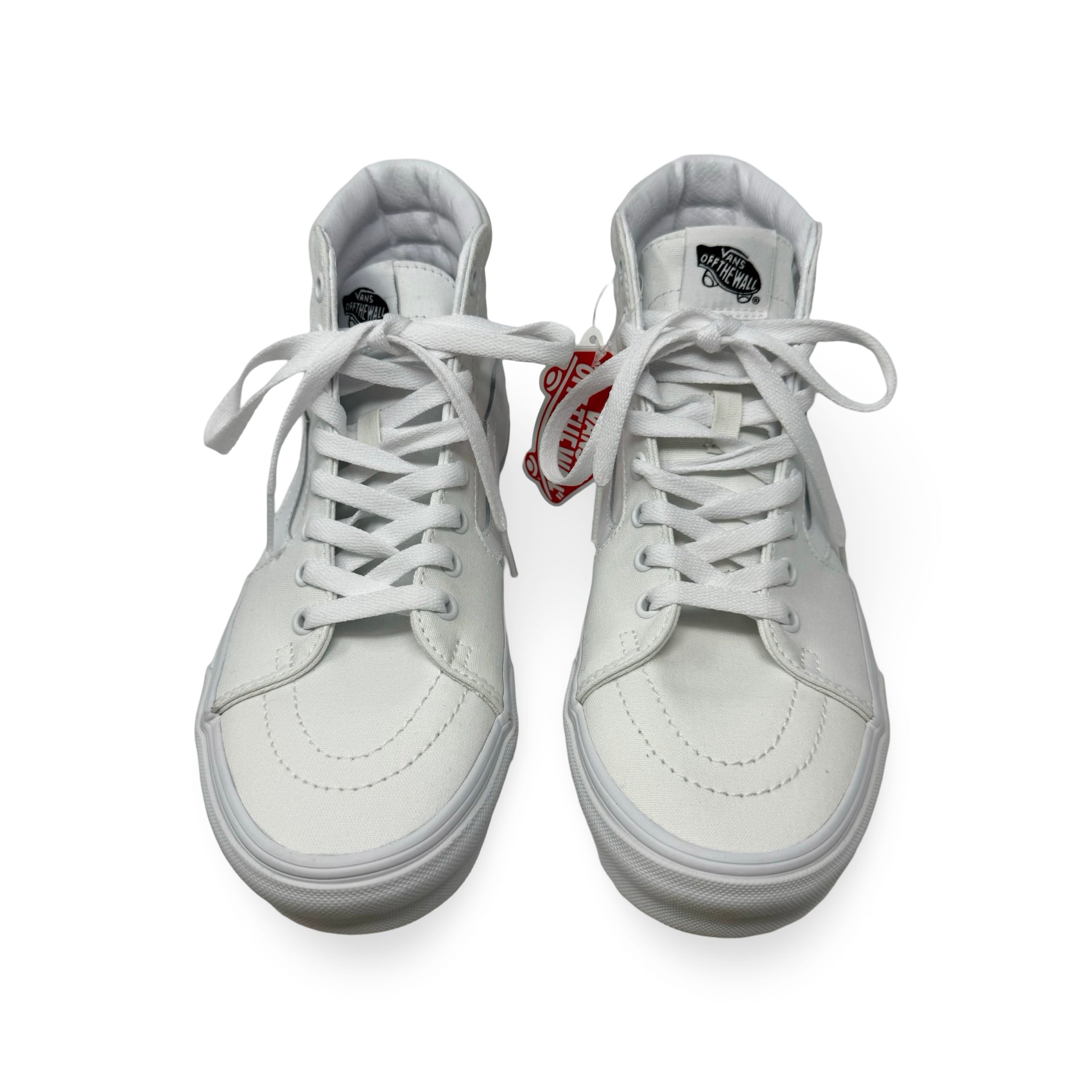 Vans White Sk8 Hi Wide Sneakers