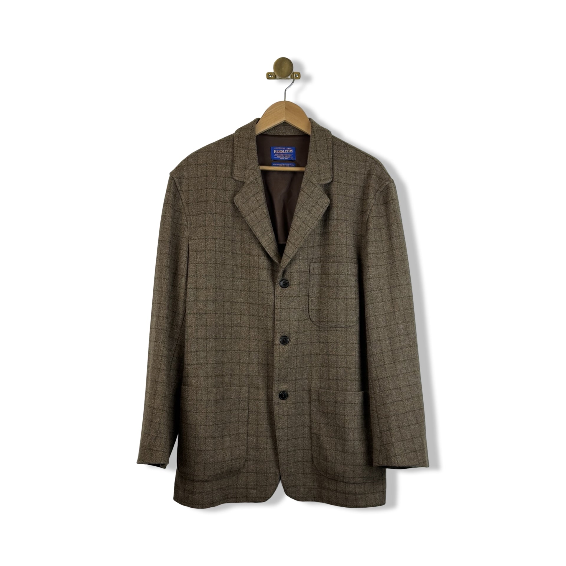 Vintage Pendleton Topsman Windopane Blazer