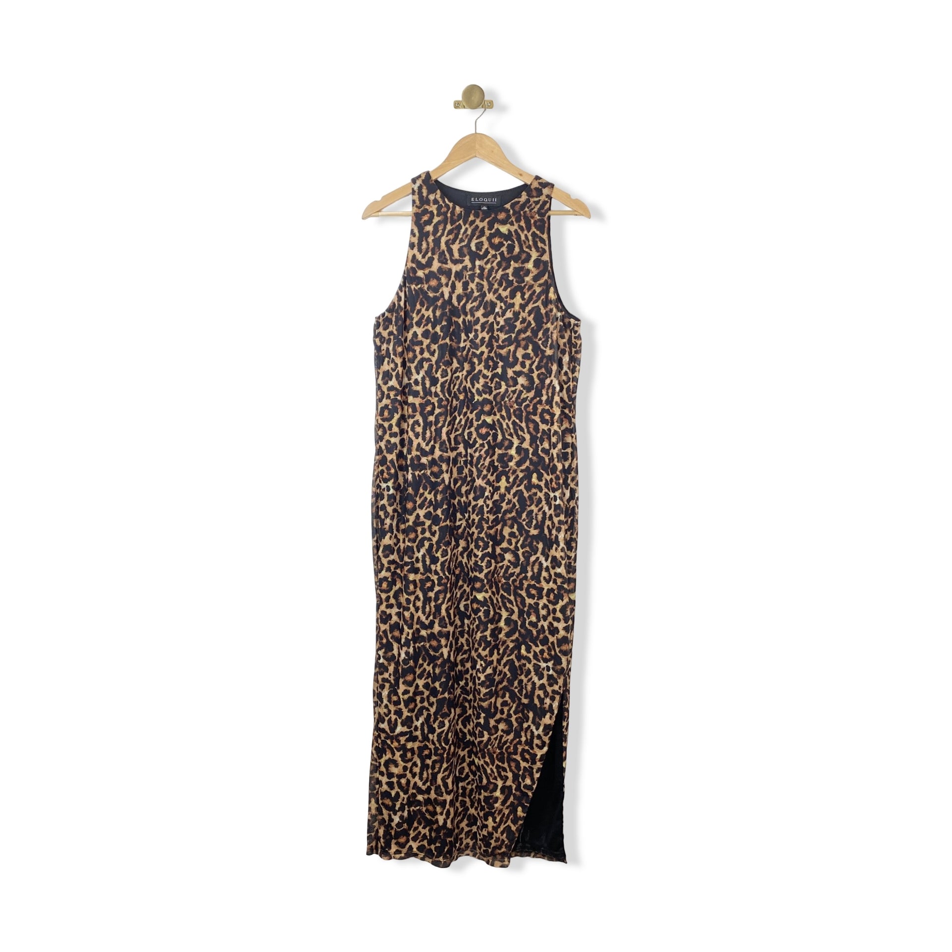 Eloquii Leopard Maxi Dress