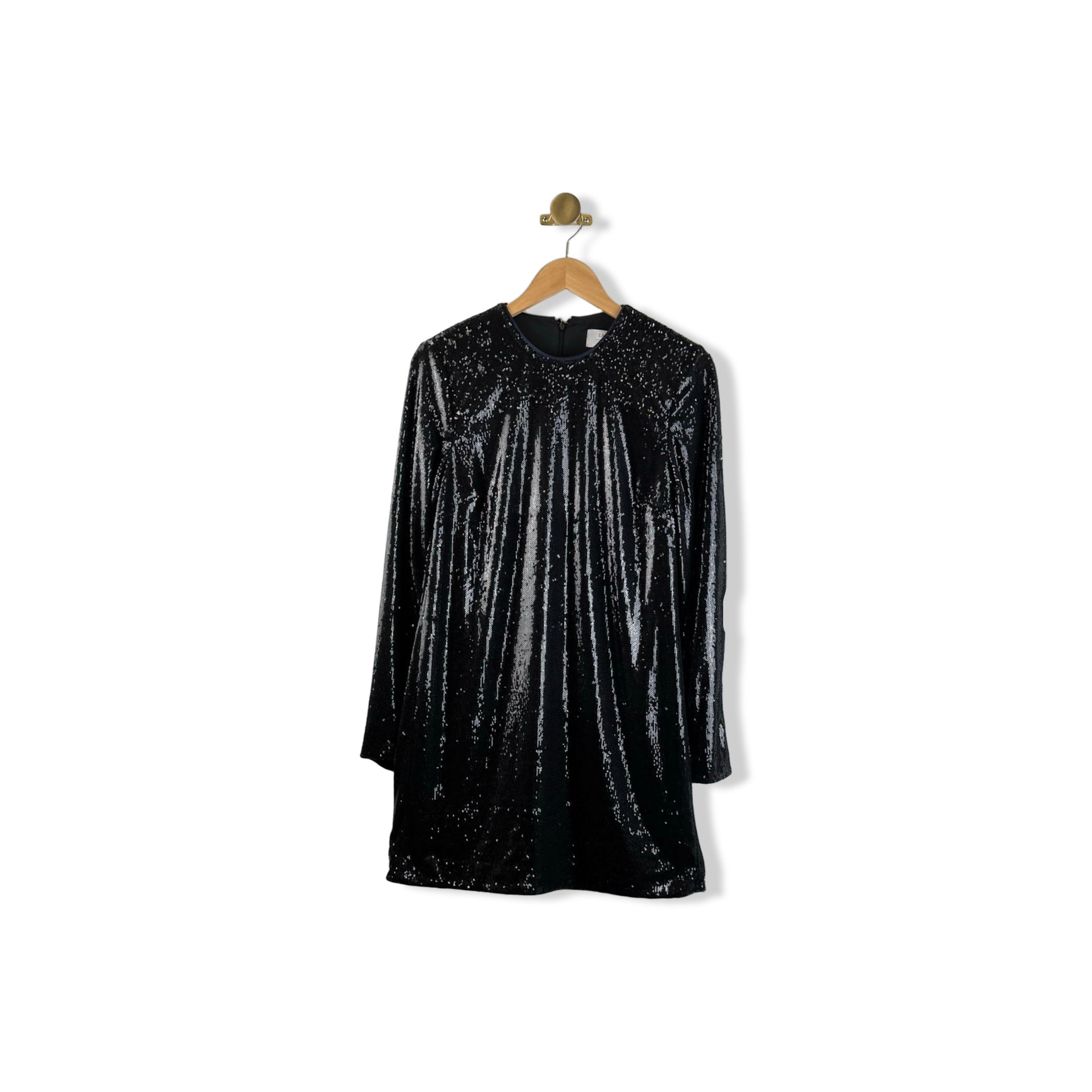 La Ligne Sequin Long Sleeve Dress