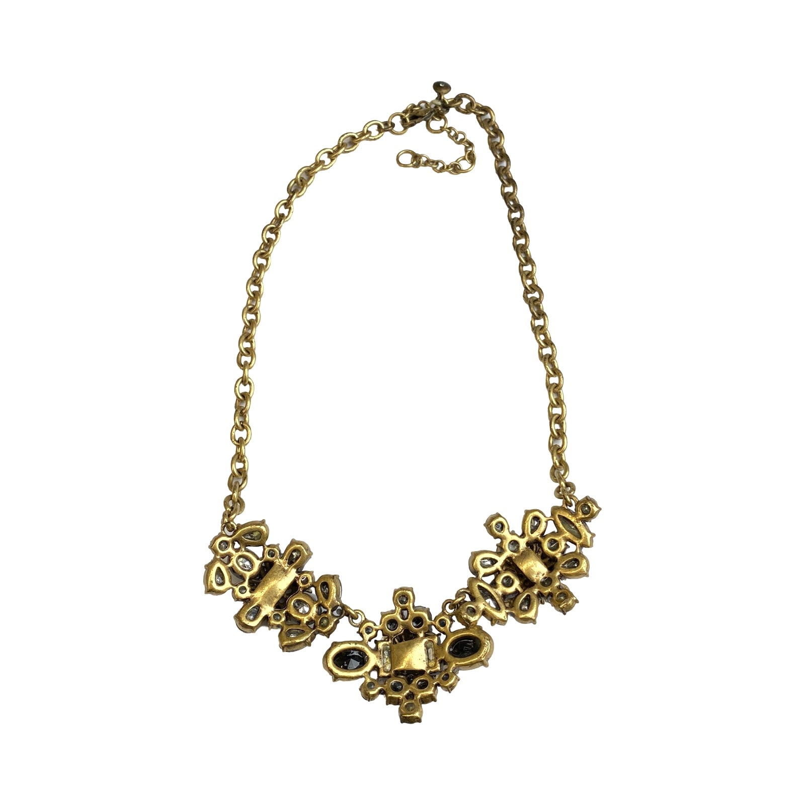 J. Crew Floral Embellished Statement Necklace