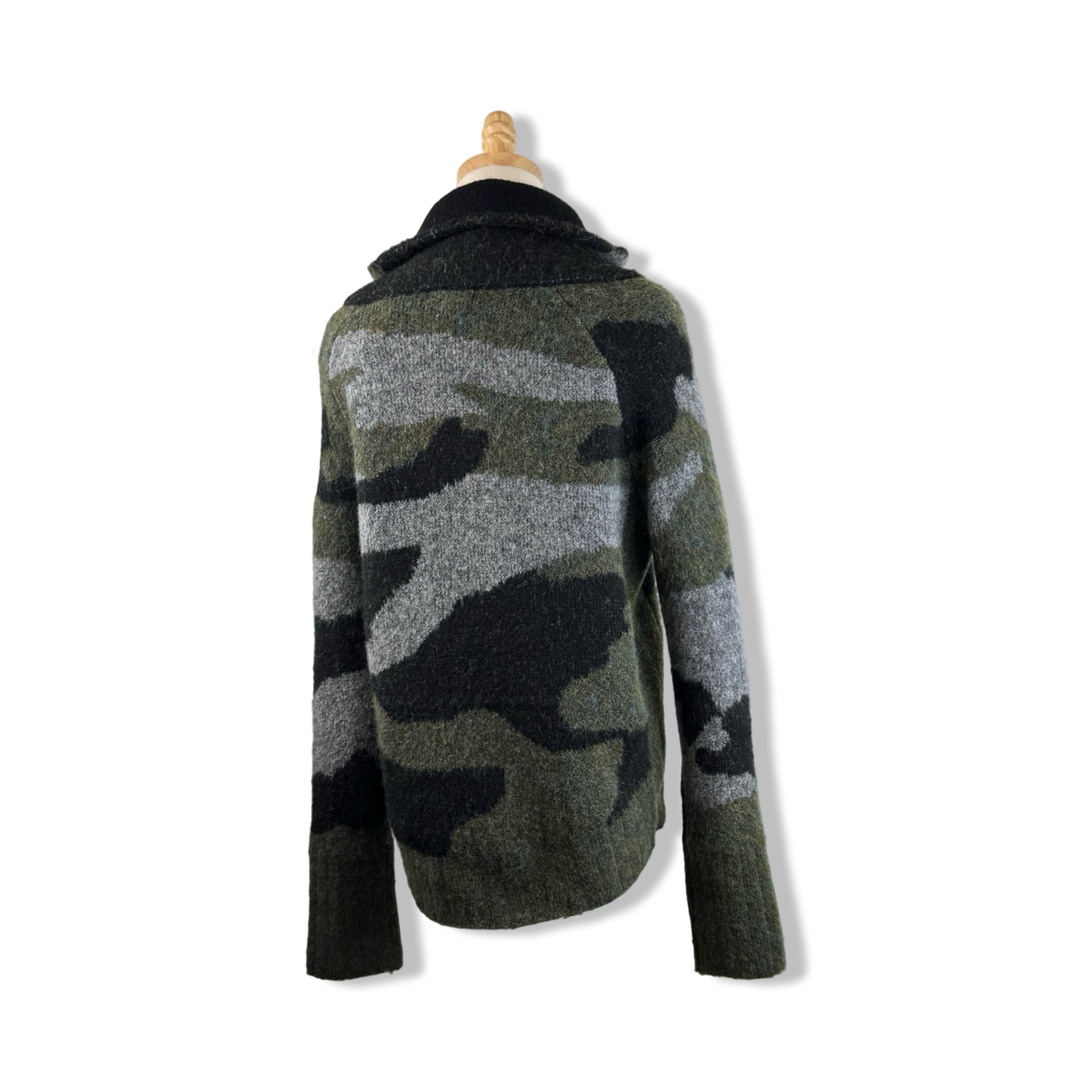 Aqua Camo Sweater