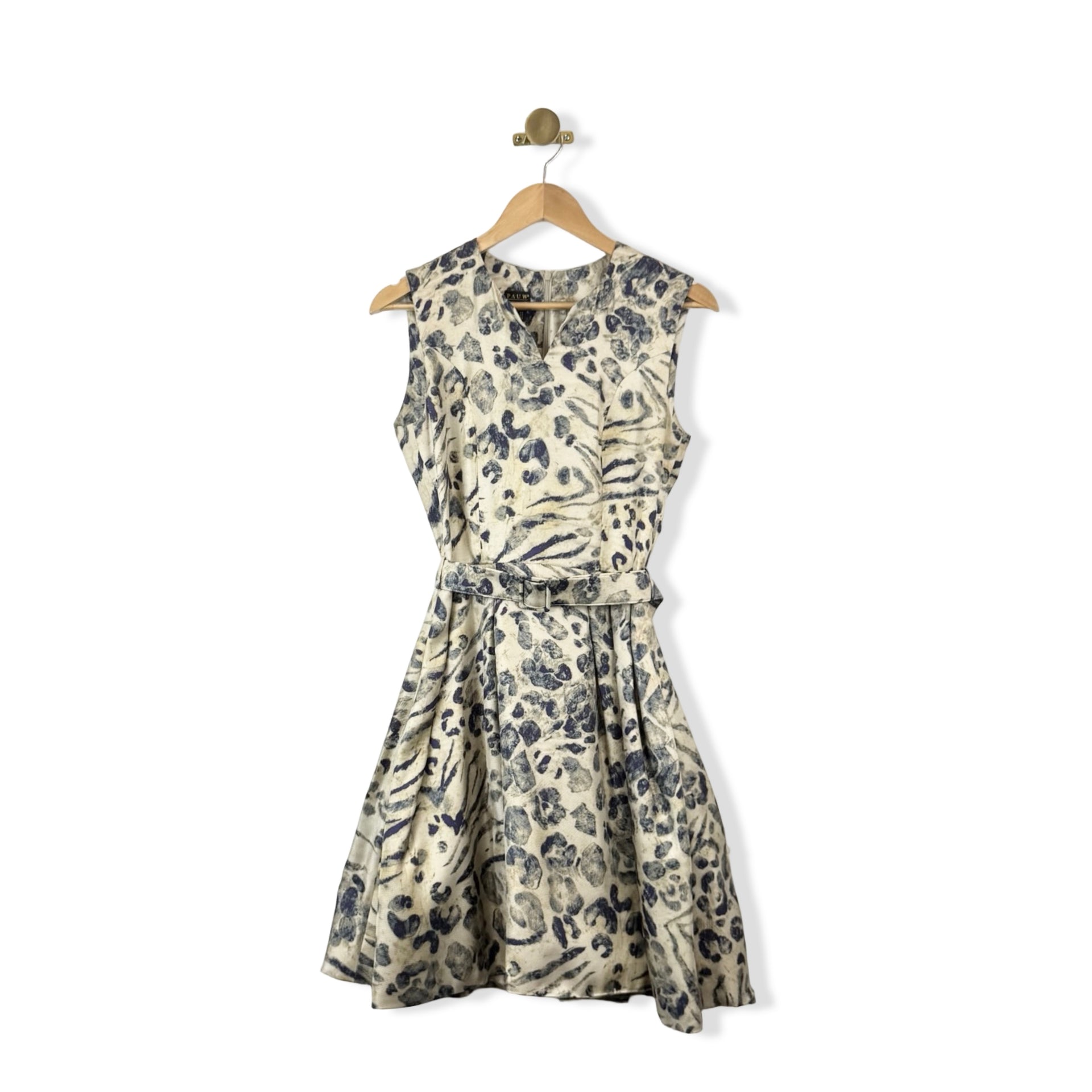PAUW Animal Print Midi Dress