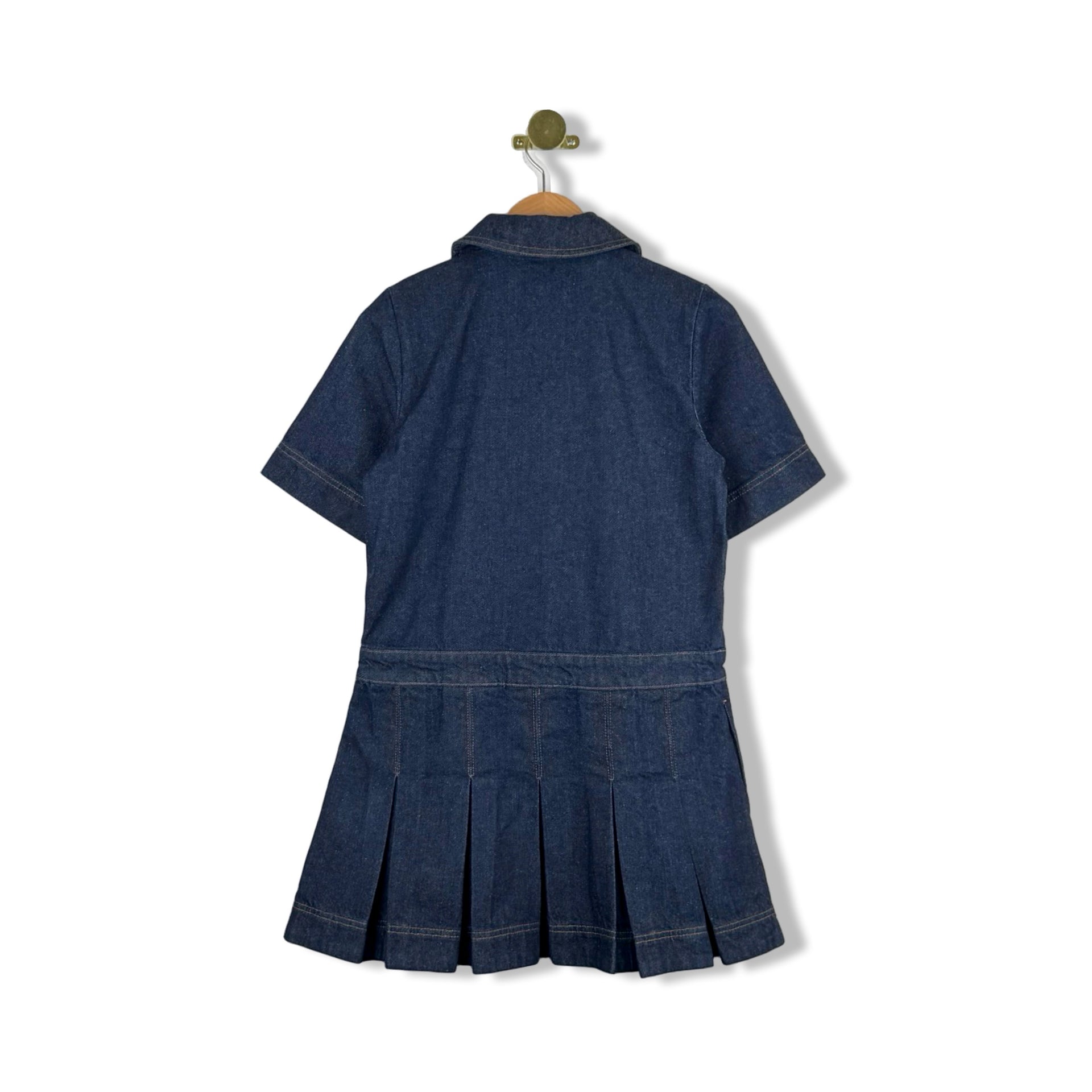 ALIGNE Yolanda Pleated Denim Dress