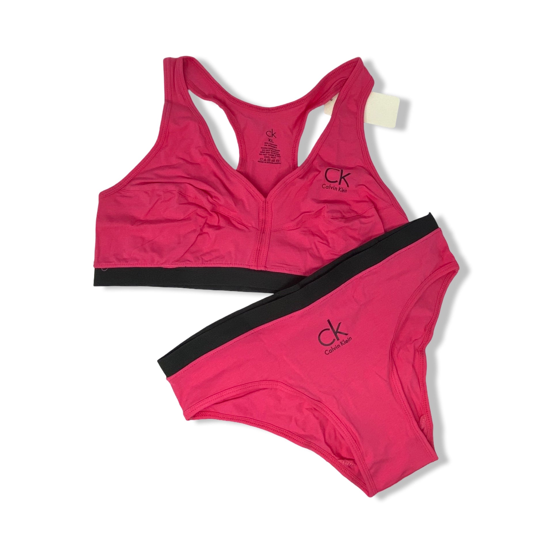 Calvin Klein Hot Pink Bralette Set