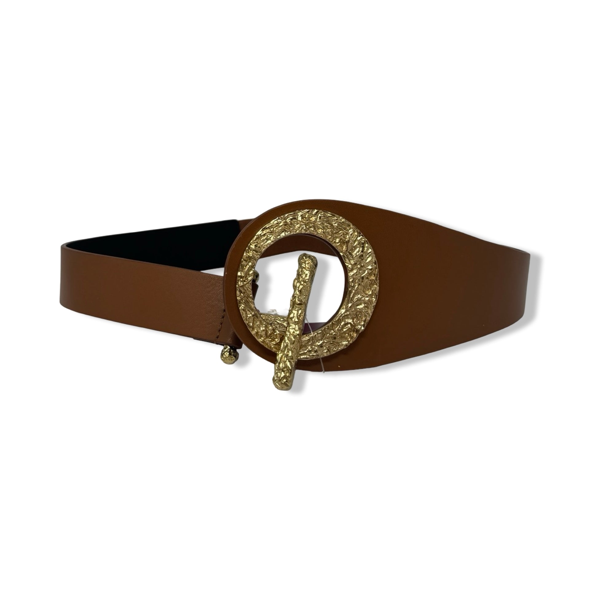 Linea Pelle Textured Buckle Waist Belt