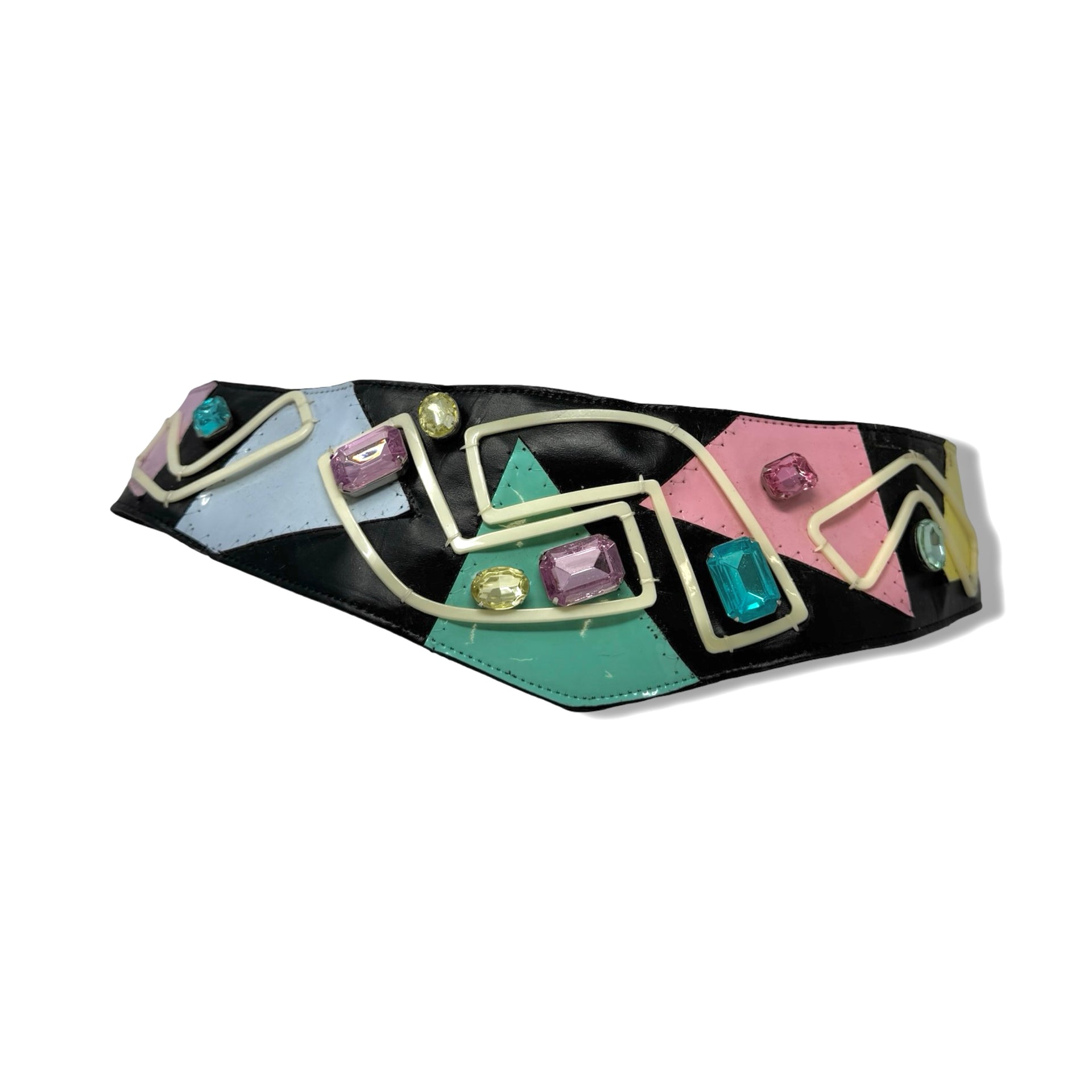 Vintage R.J. Graziano Abstract Waist Belt