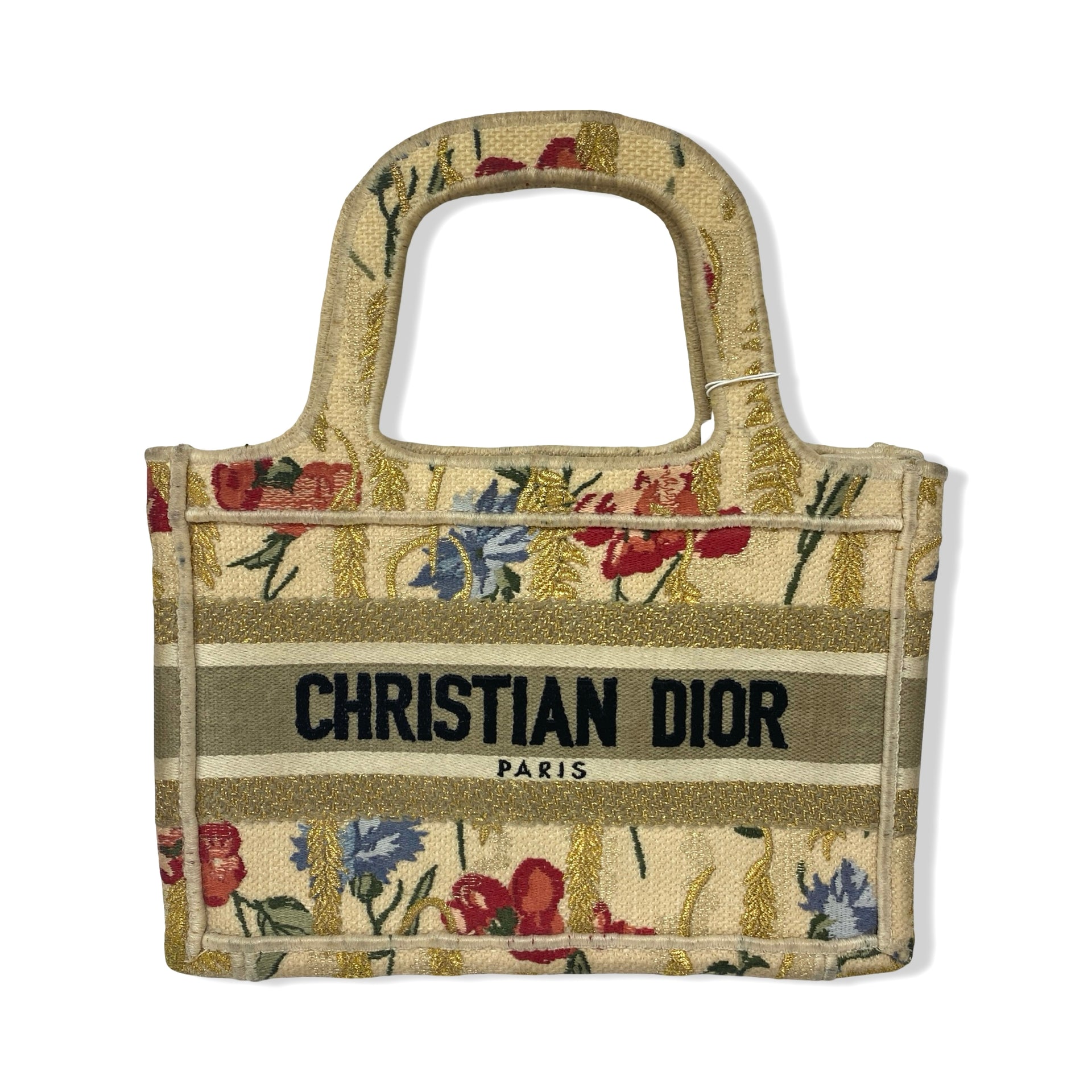 Christian Dior Hibiscus Mini Book Tote