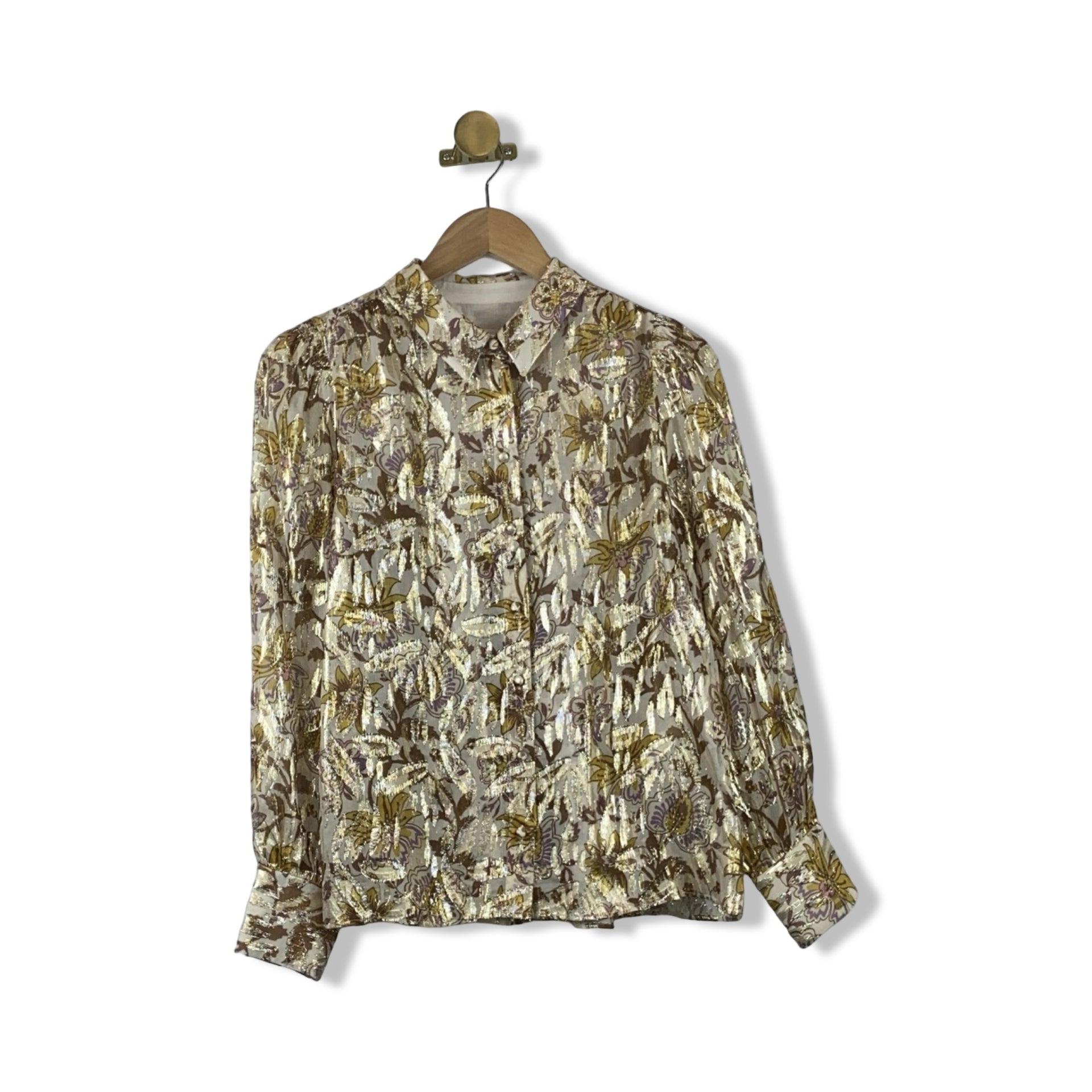 Sezane Lurex Blouse