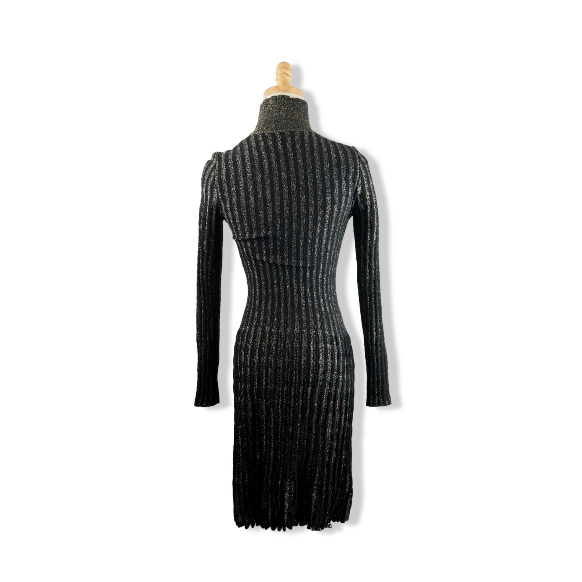 M Missoni Metallic Ribbed Dress