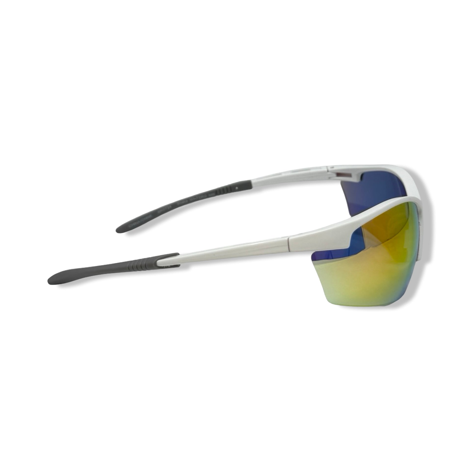 Mirrored Lens Sport Sunglasses