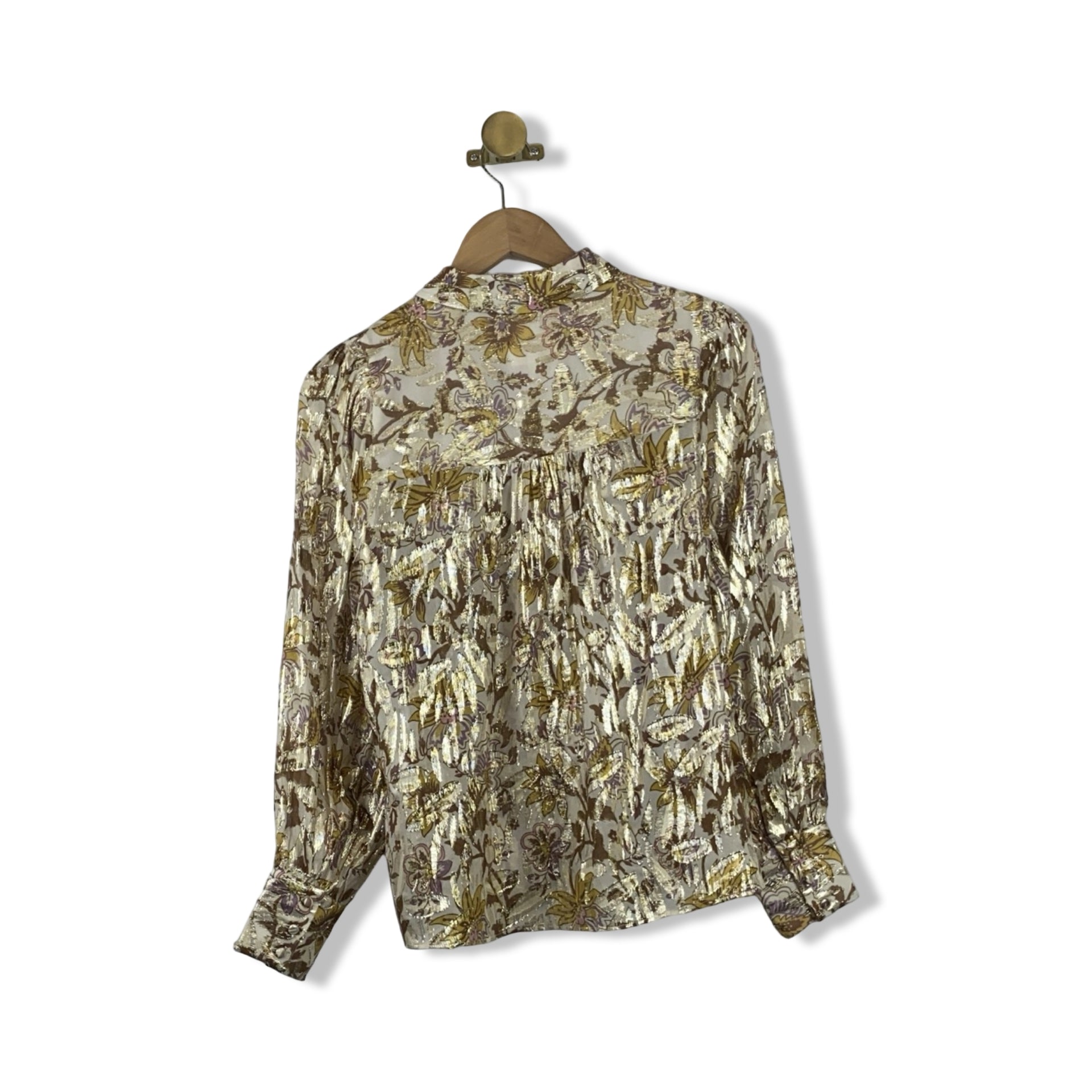 Sezane Lurex Blouse