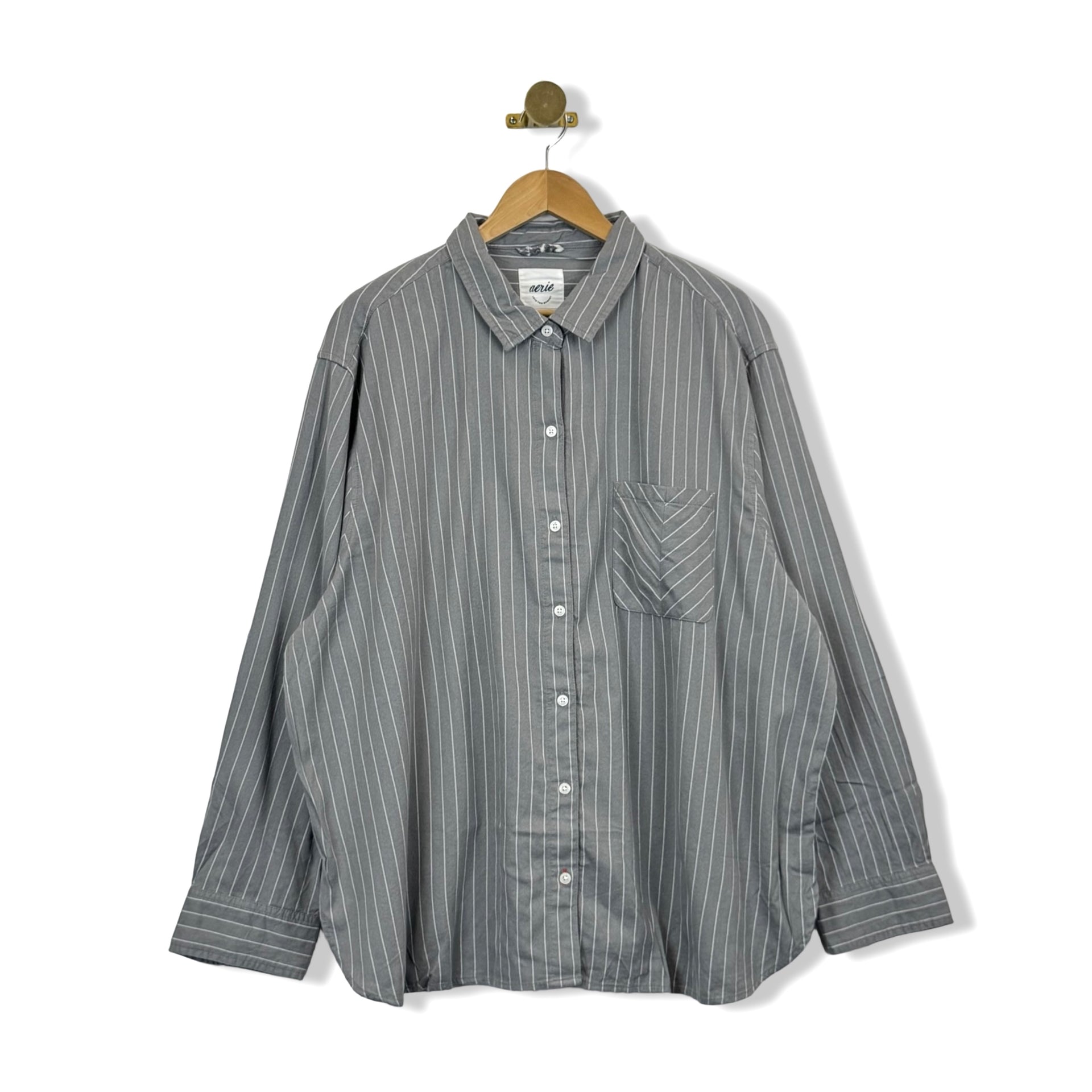 Aerie Off-Duty Flannel Pajama Shirt