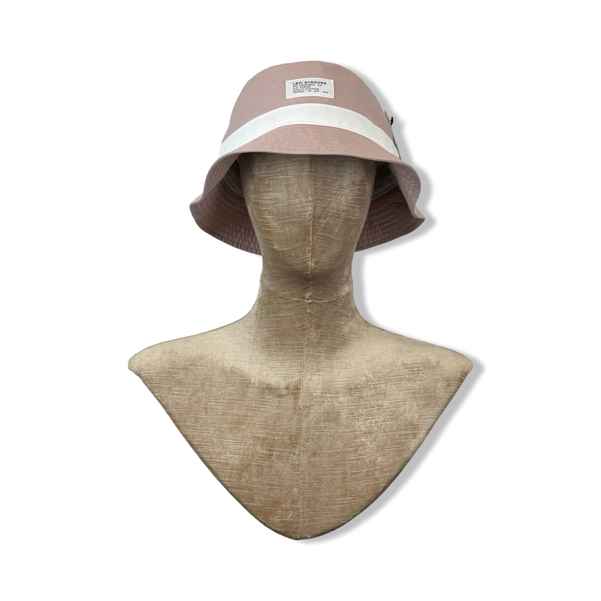 Levi's Pink Logo Front Bucket Hat