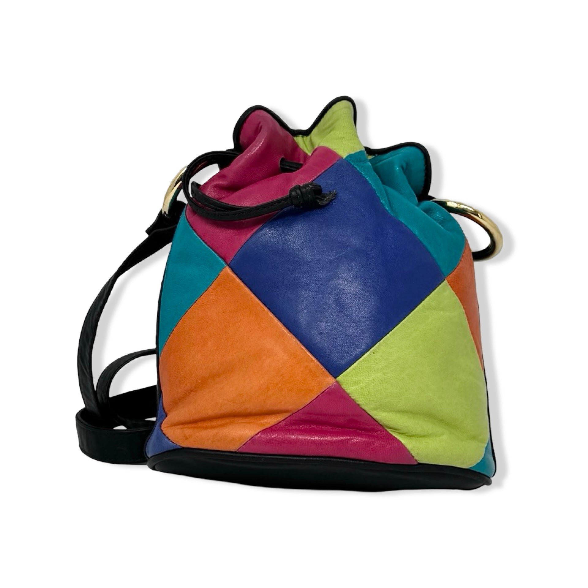 Vintage R.J. Graziano  Colorblock Pouch Crossbody Bag