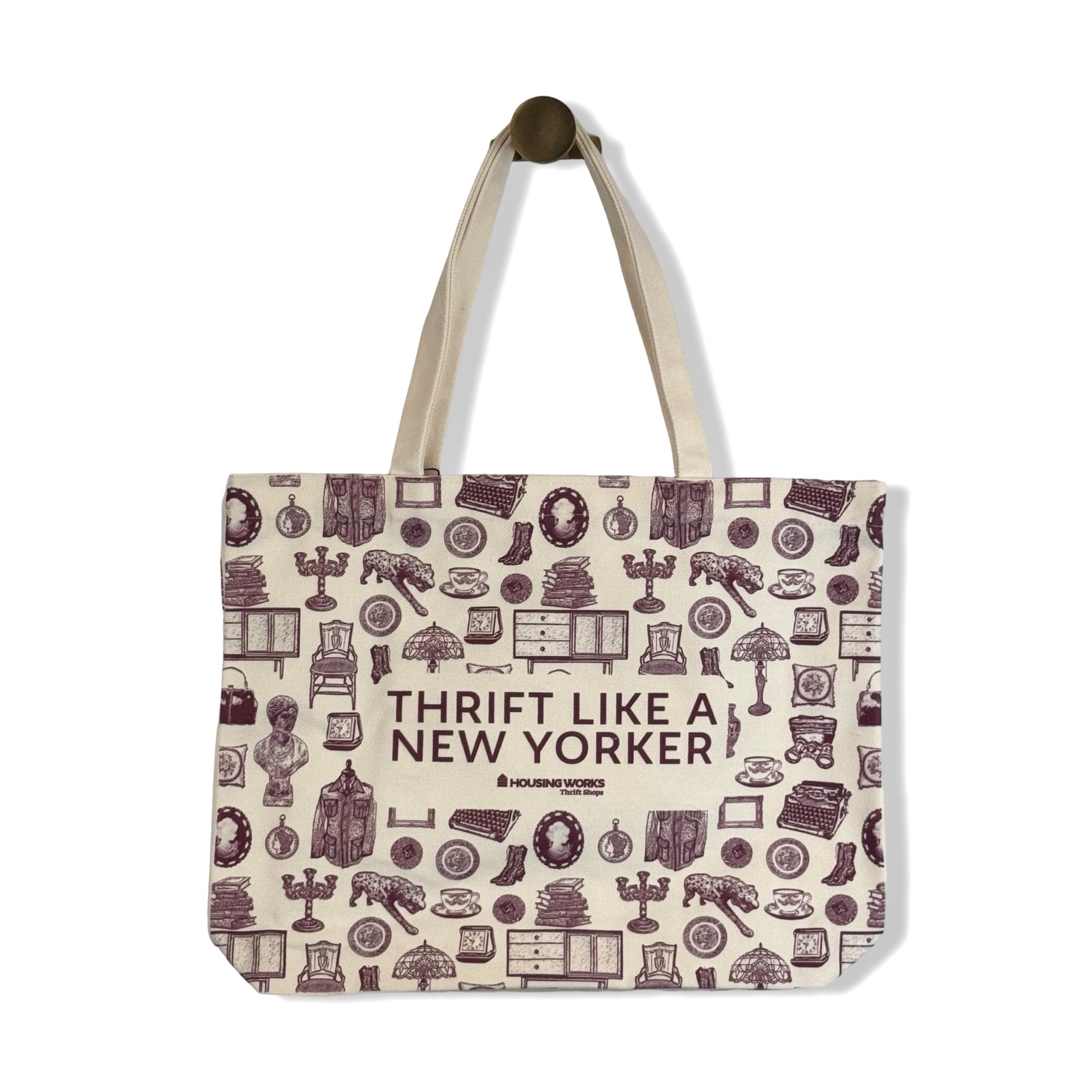 Housing Works Antique Tote Bag