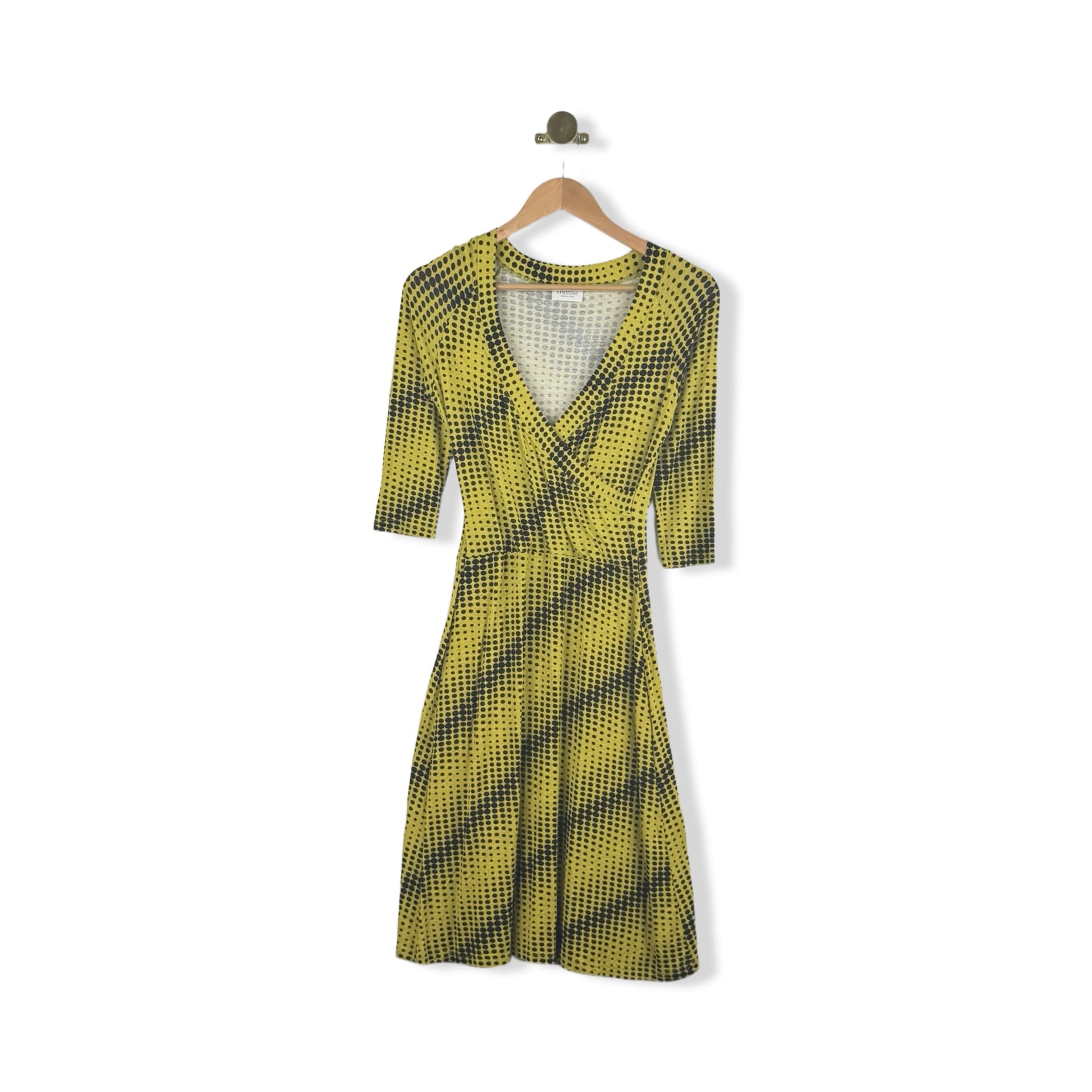 Motivi Patterned Plunge Neck Dress