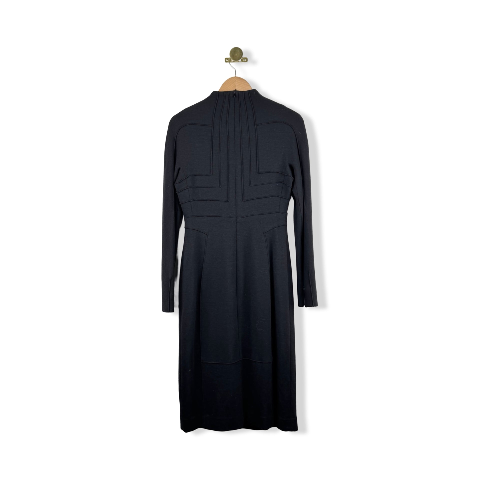 Vintage Carlisle Wool Front Zip Dress