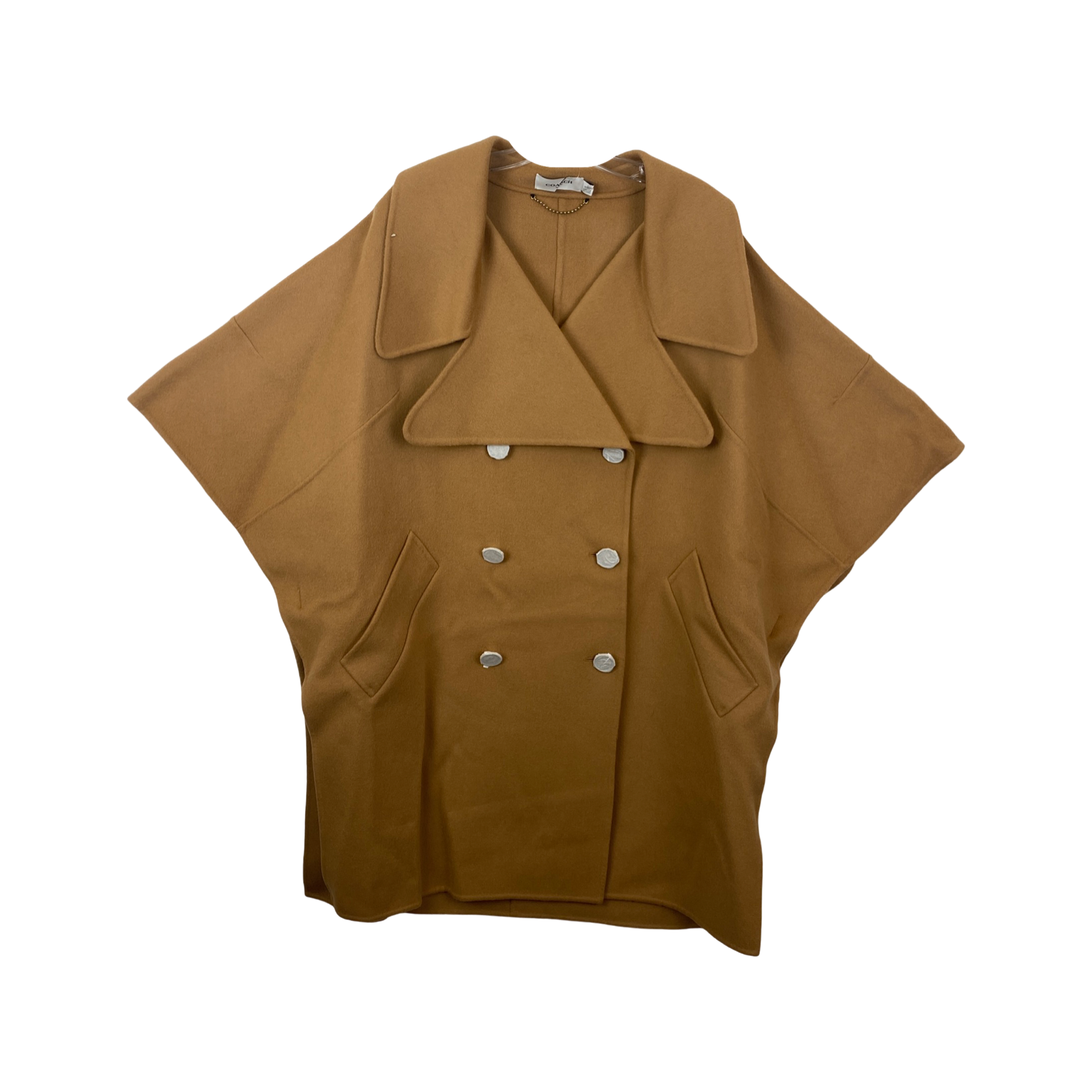 Coach Camel Wool Cape