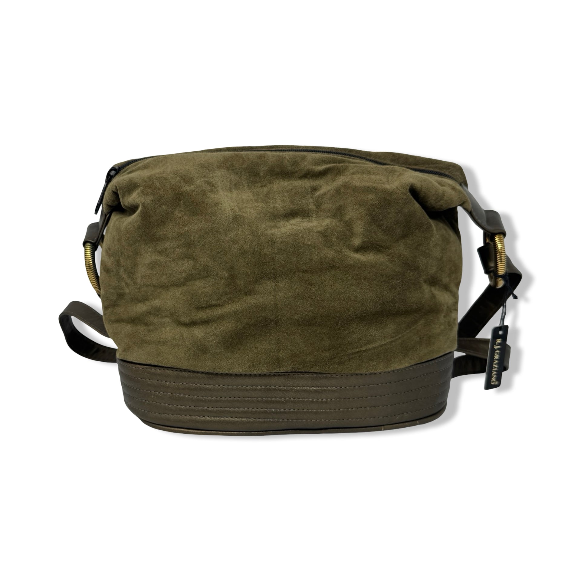 Vintage R.J. Graziano Suede Metallic Strap Crossbody Bag