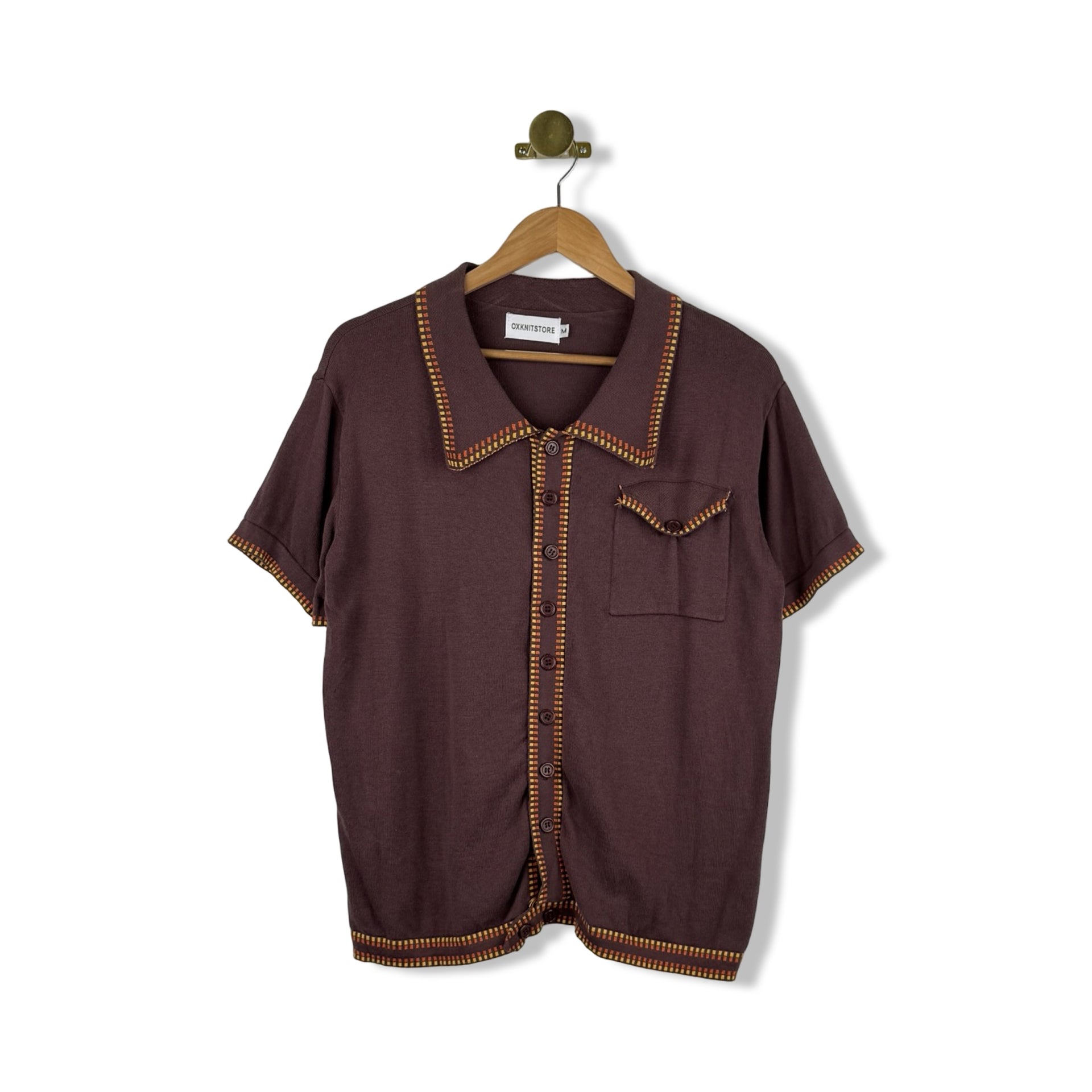 OXKNITSTORE Retro Polo Shirt