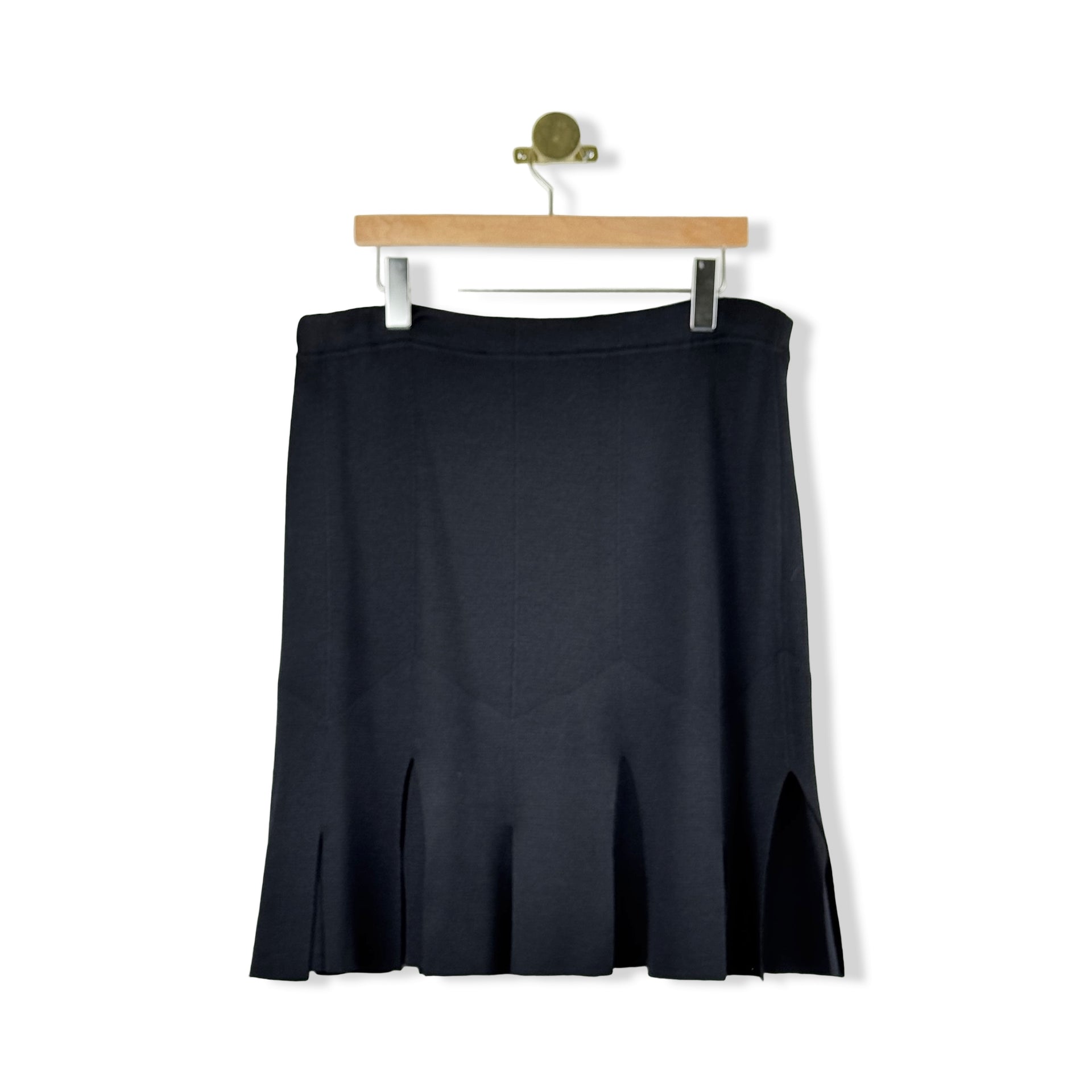 Vintage St. John Collection Flared Knit Skirt