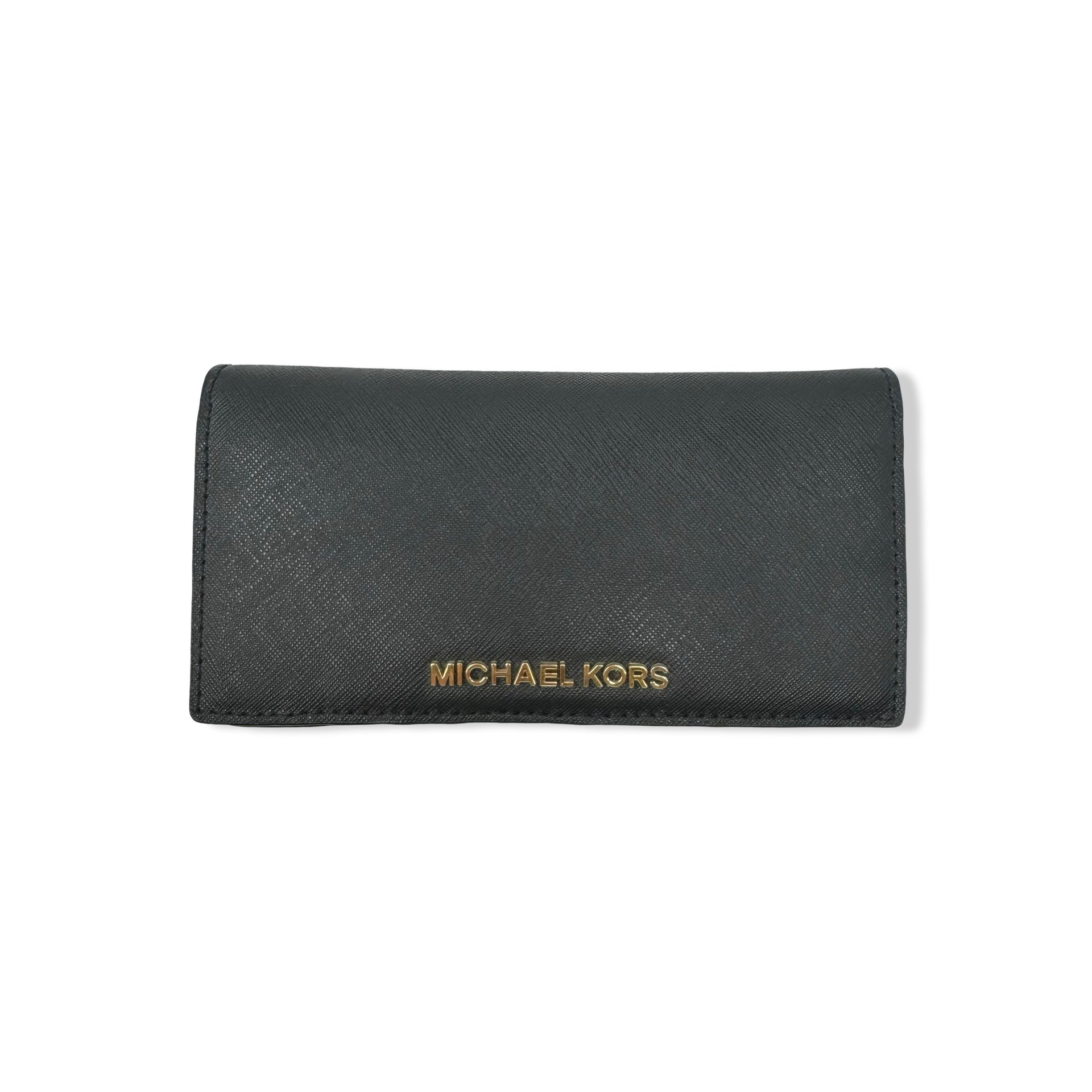 Michael Kors Jet Set Travel Slim Leather Wallet