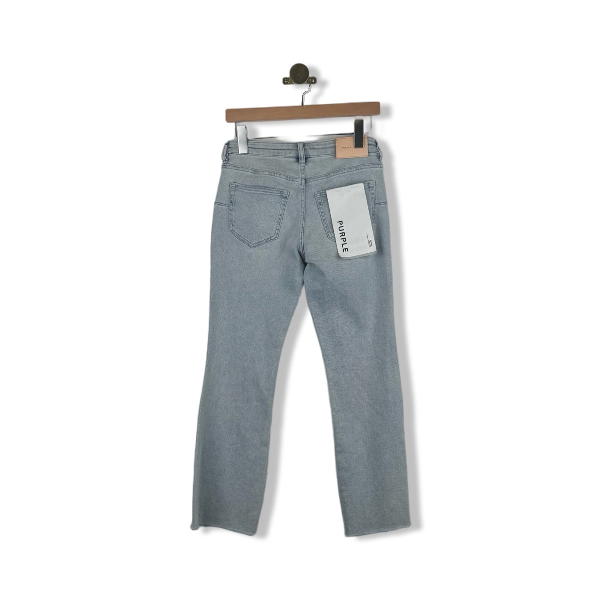 Purple Low Rise Boot Cut Jean