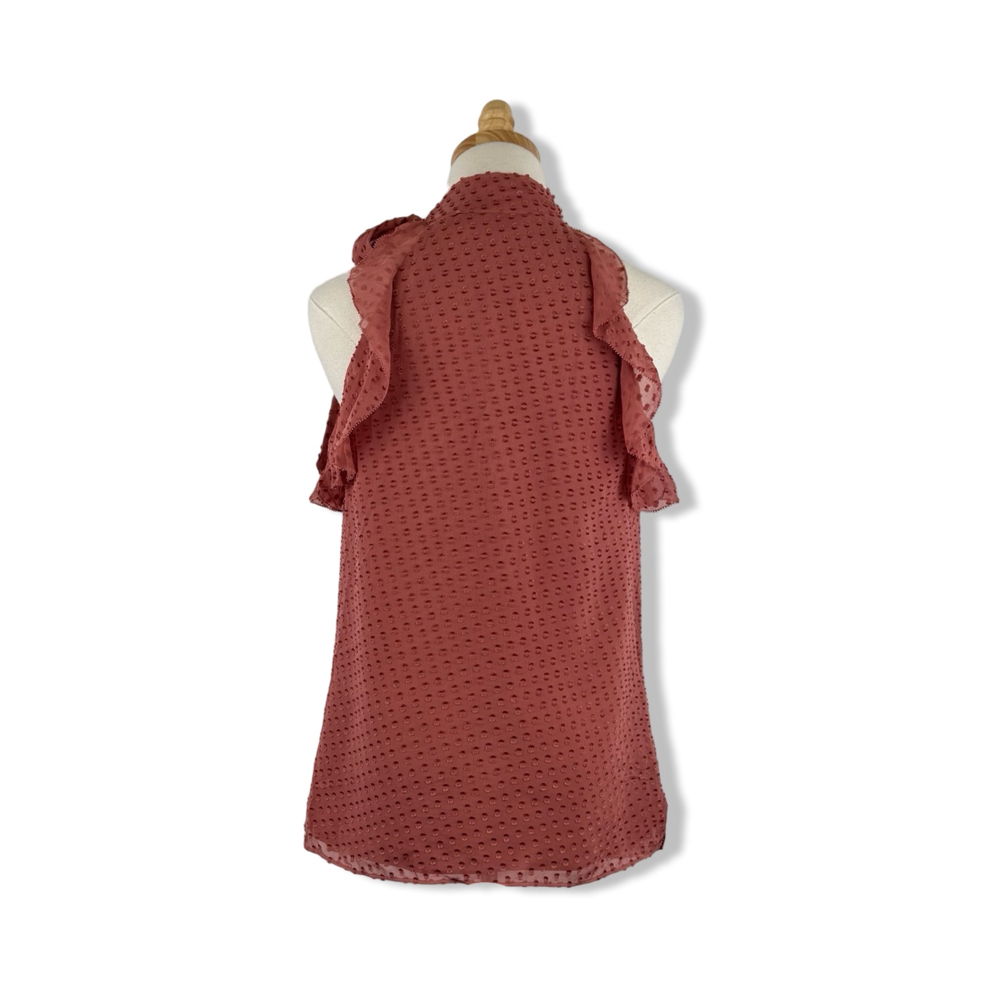 Veronica Beard Textured Tie Halter Top