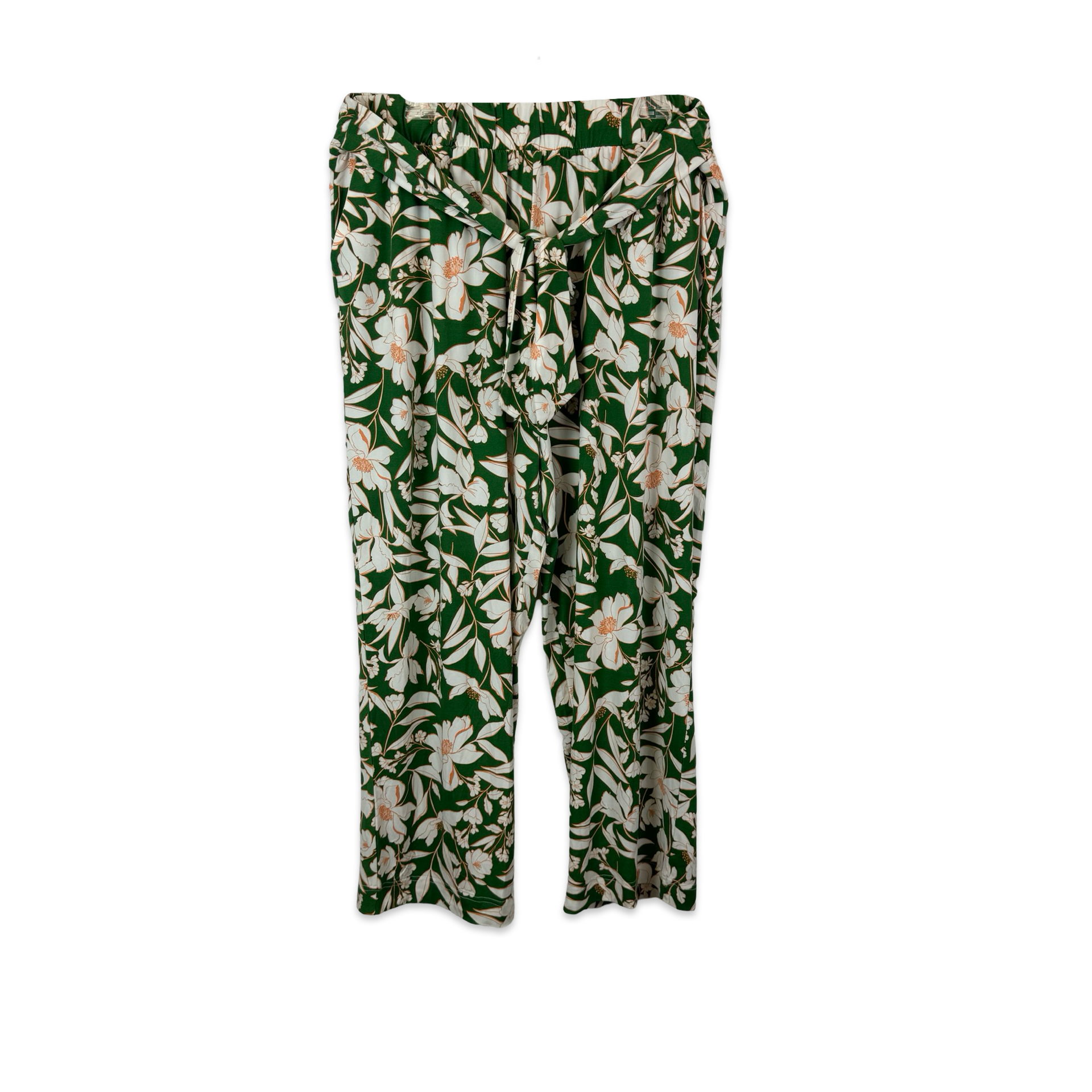 Leota Floral Tie Waist Pants